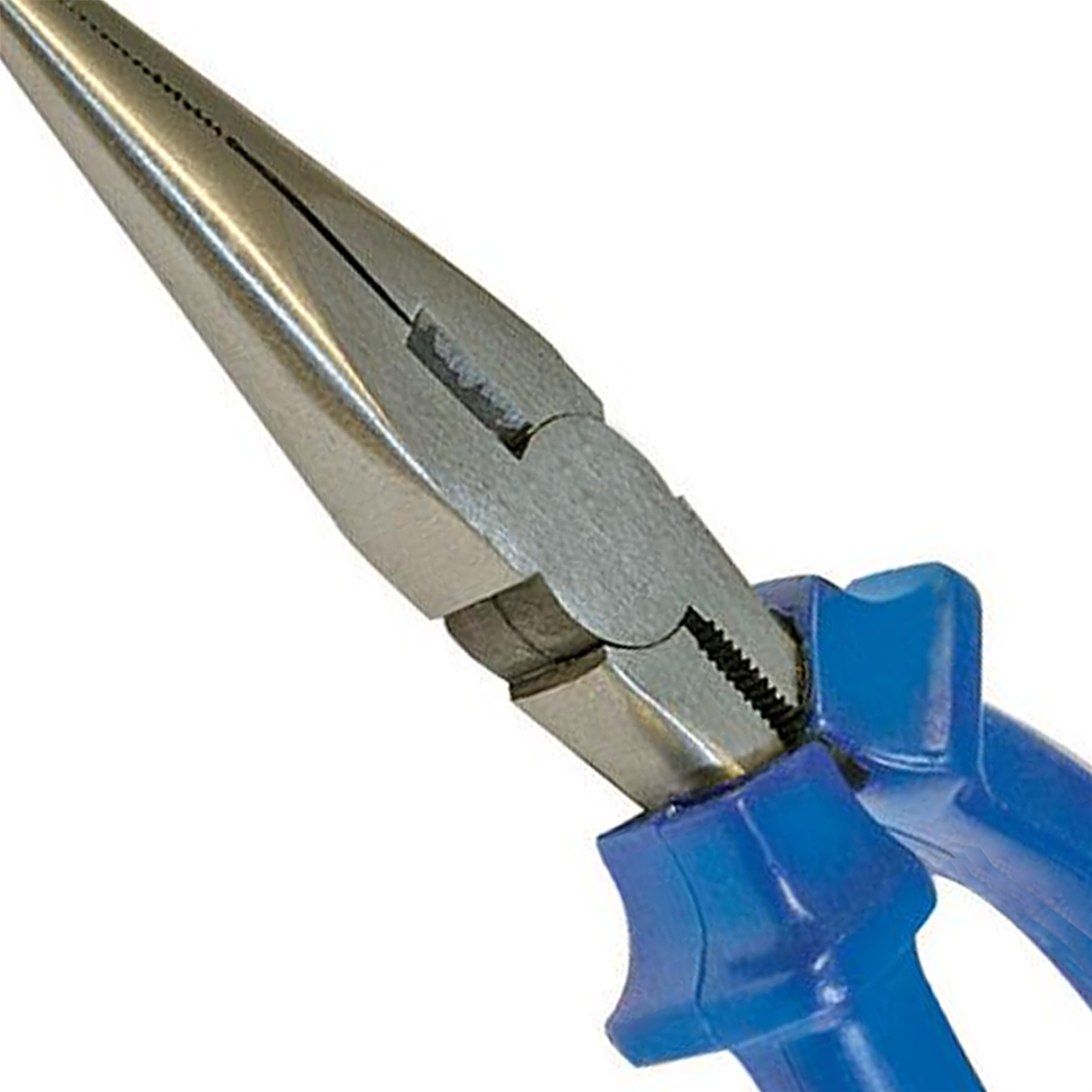 Long Nose Pliers - 160mm Lead Wire Cutter Electrical Tempered Serrated Jaws