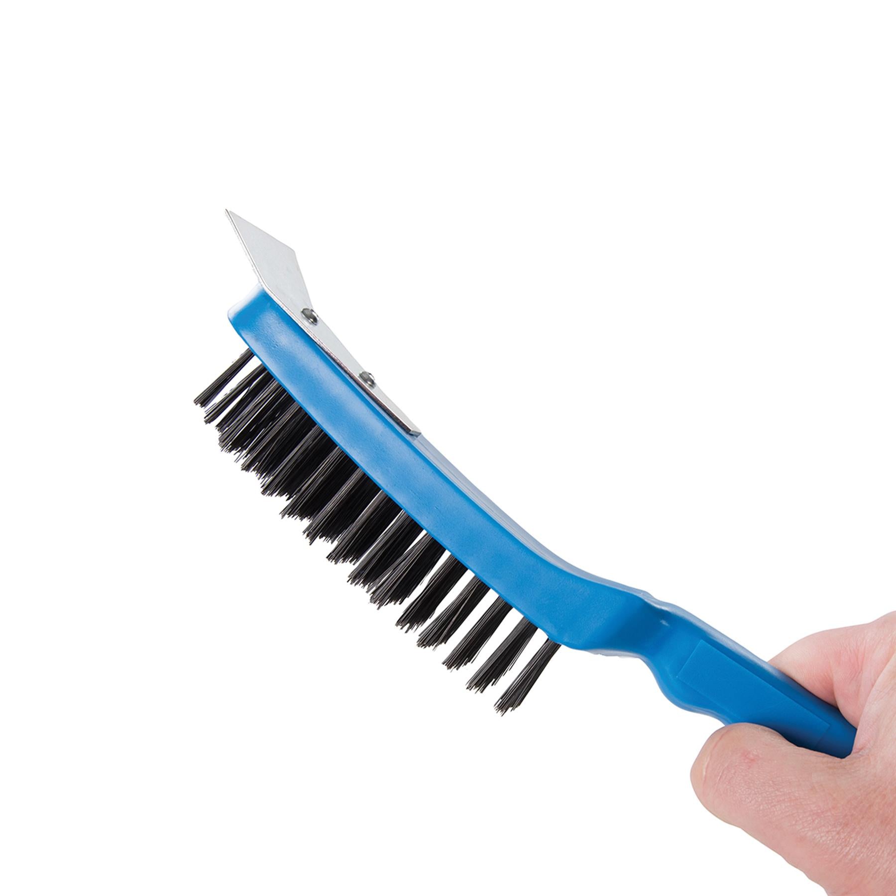 Steel Wire Brush 5 Row / Scraper Bristle Length 280mm New