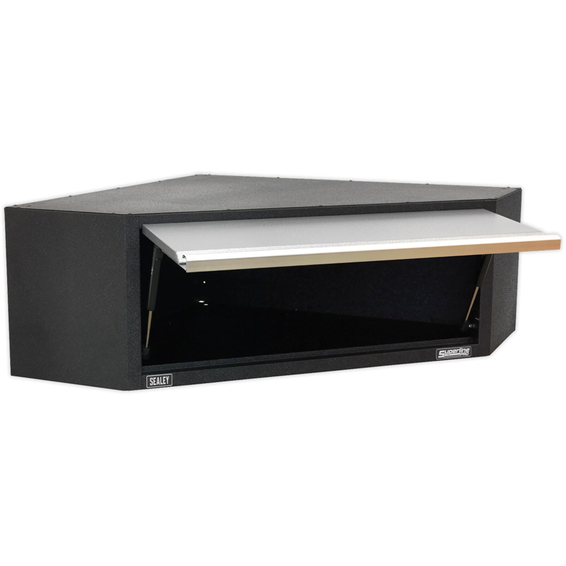 Sealey Modular Corner Wall Cabinet Aluminium handles. 865mm