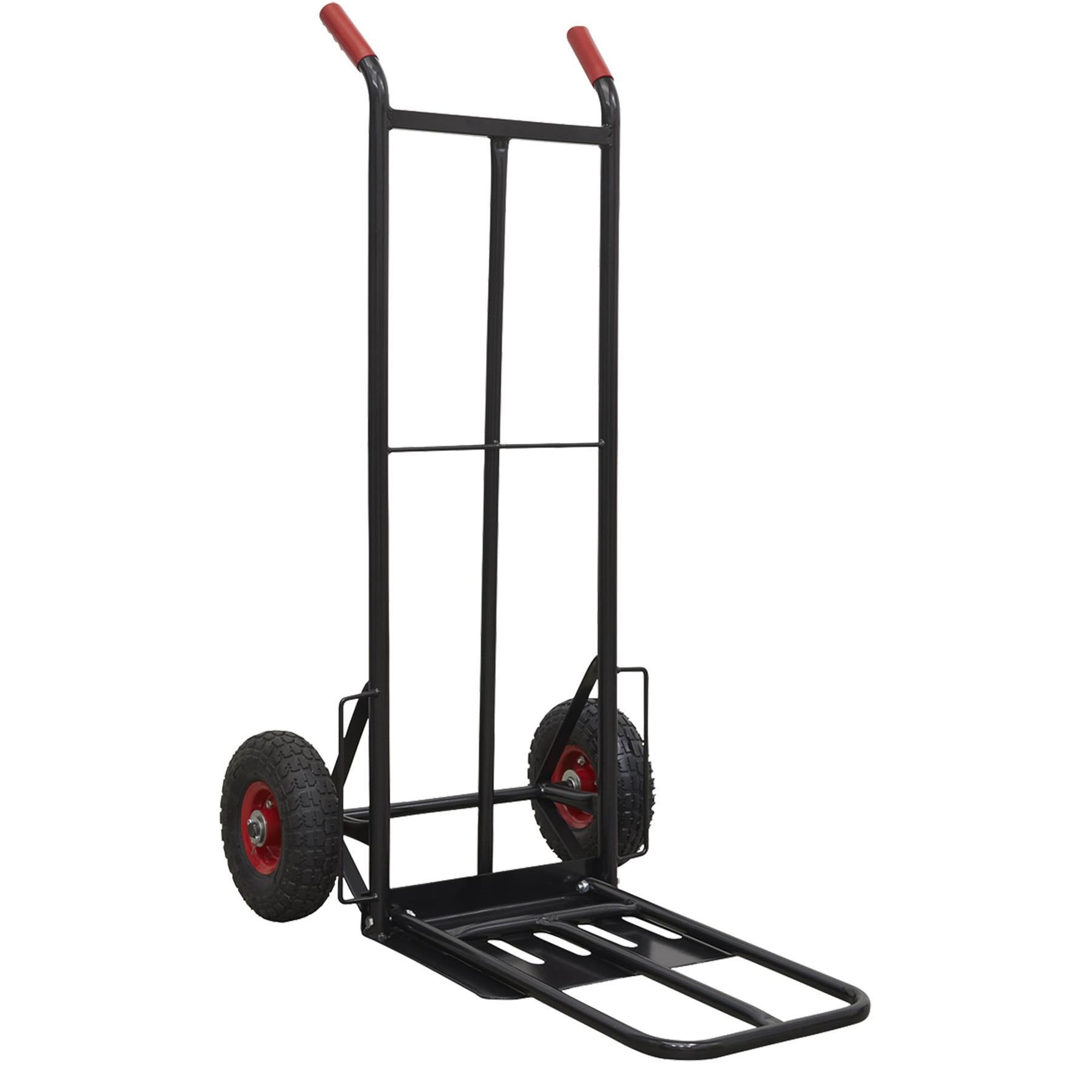 Sealey Heavy-Duty Sack Truck with PU Tyres 300kg Capacity