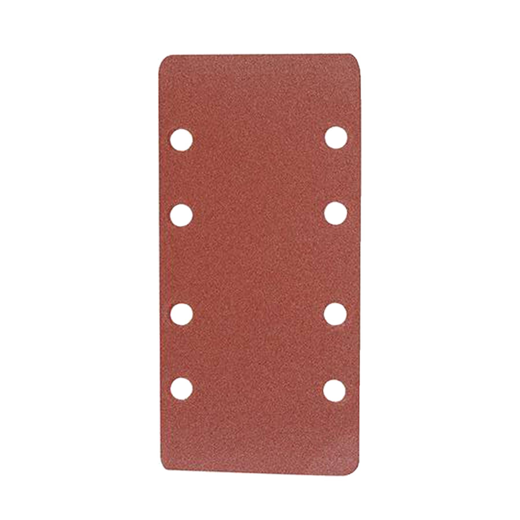 20 x 1/3 Punched Sanding Sheets, 93 x 190mm Sandpaper Pads Sander Hook and Loop 120 Grit