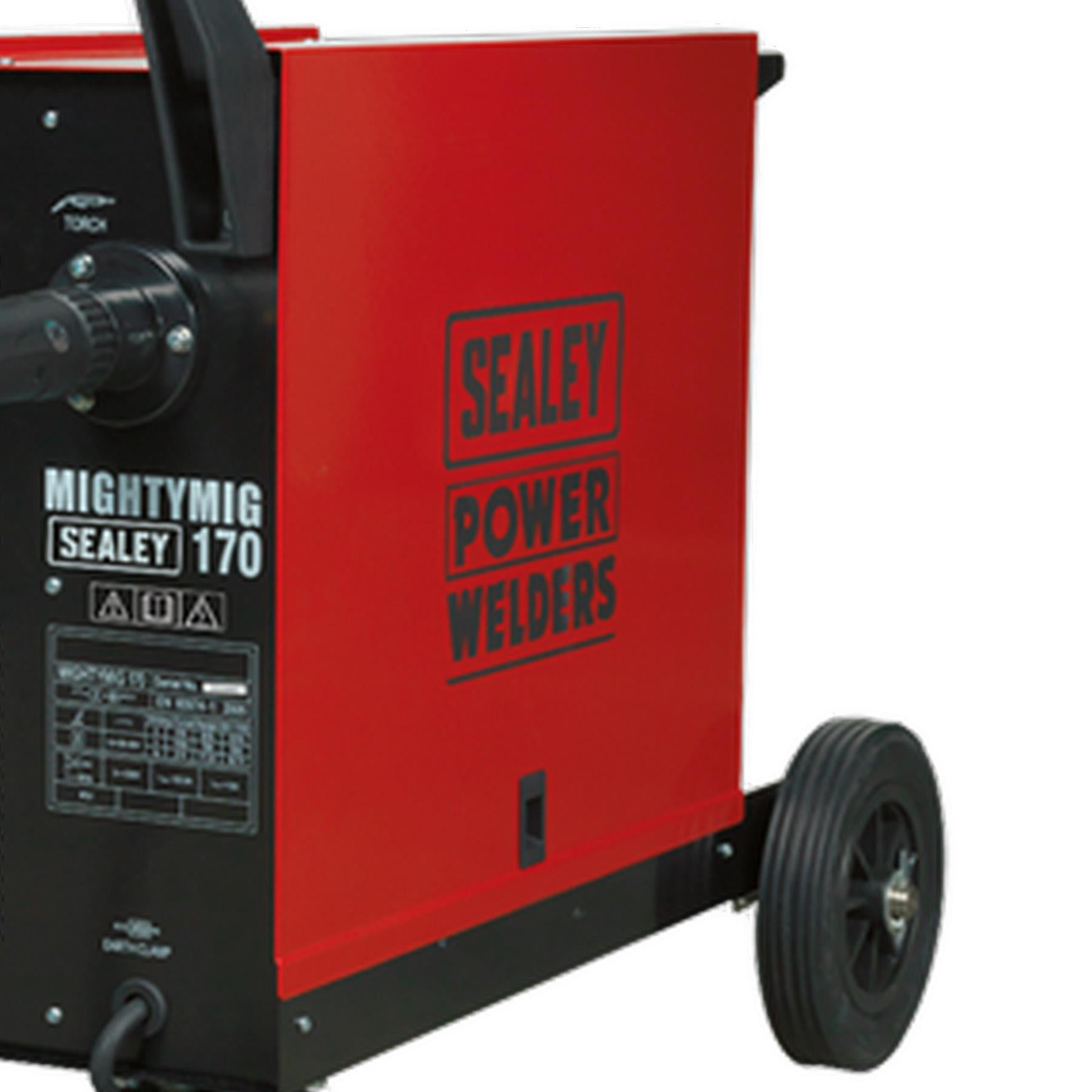 Sealey Professional Gas/No-Gas MIG Welder 170A with Euro Torch MIGHTYMIG170