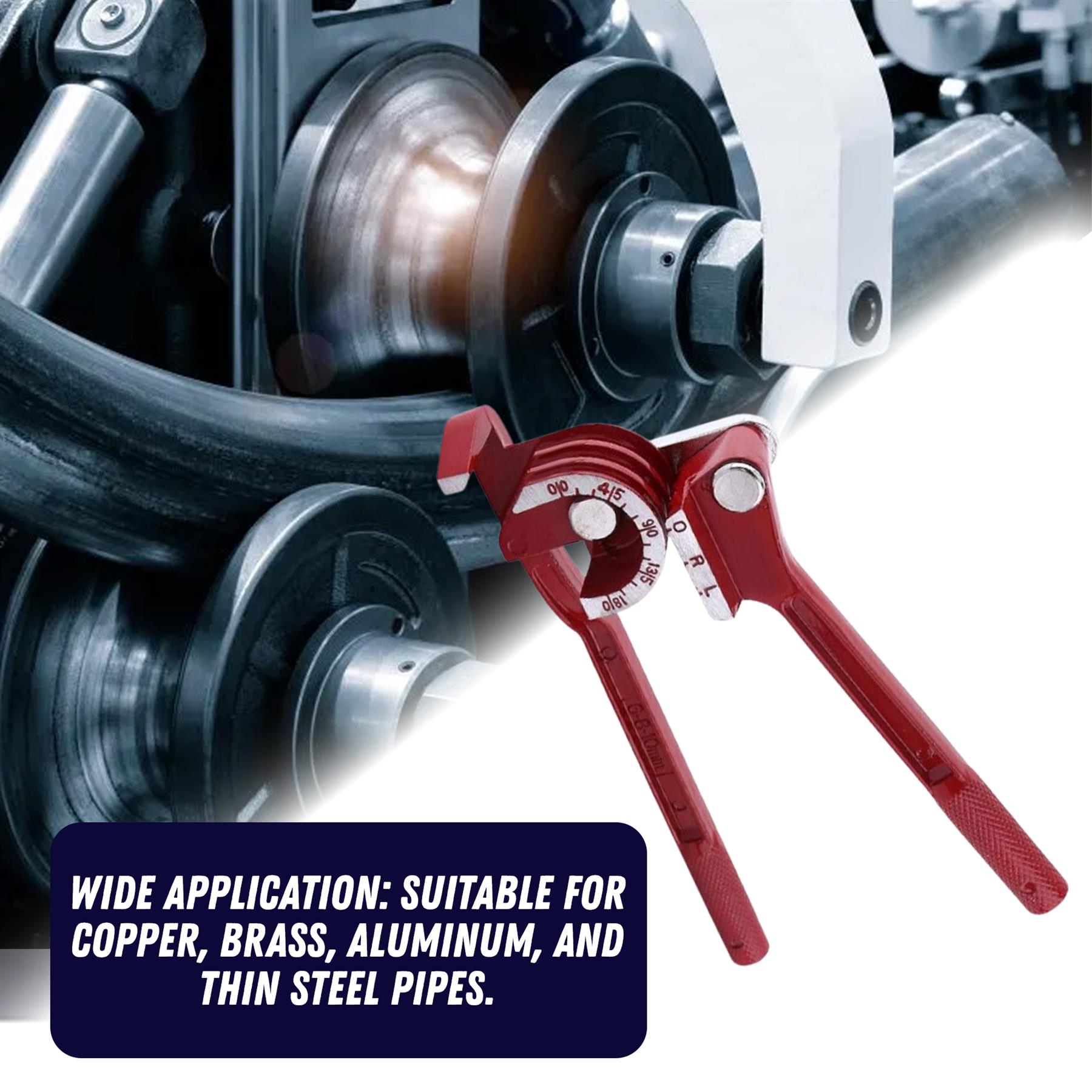Mini Pipe Bender 3 in1 6mm 8mm and 10mm Copper Tube Bending Tool Brake Fuel Pipe