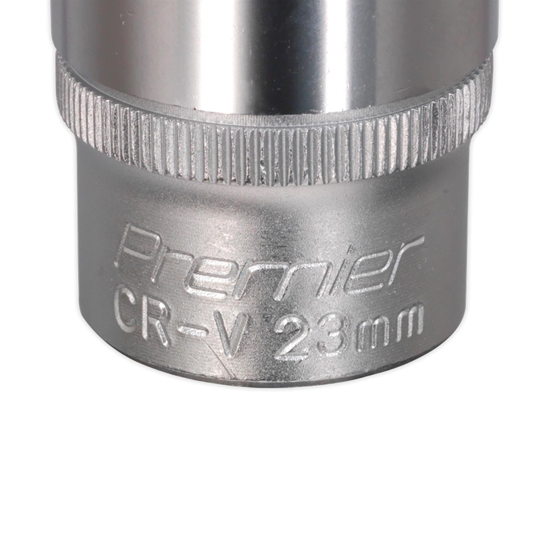 Sealey WallDrive Socket 23mm 1/2"Sq Drive
