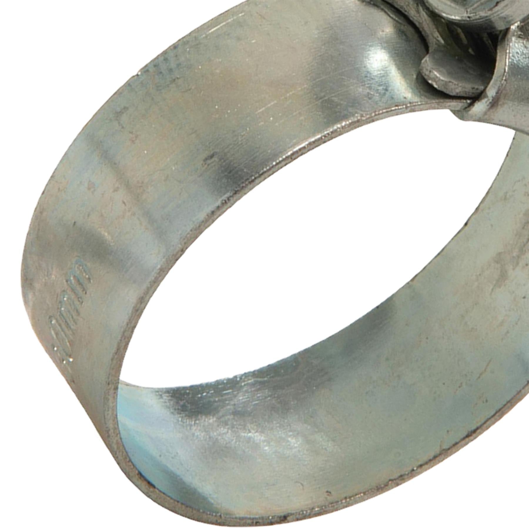 50 x Hose Clips Genuine Worm Drive Fuel Hose Clamps Clips 22 - 30mm