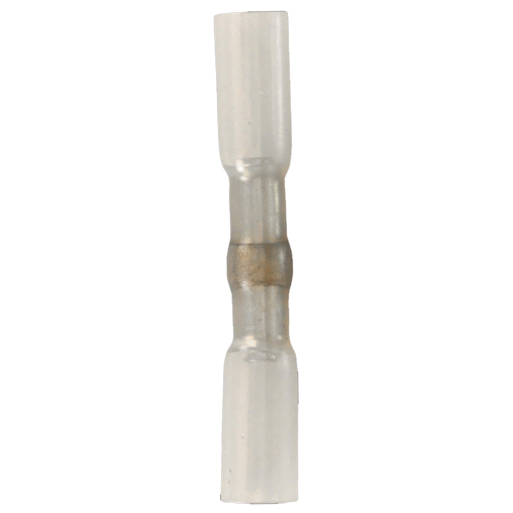Sealey Heat Shrink Butt Connector with Crimp & Solder Clear Pk 25