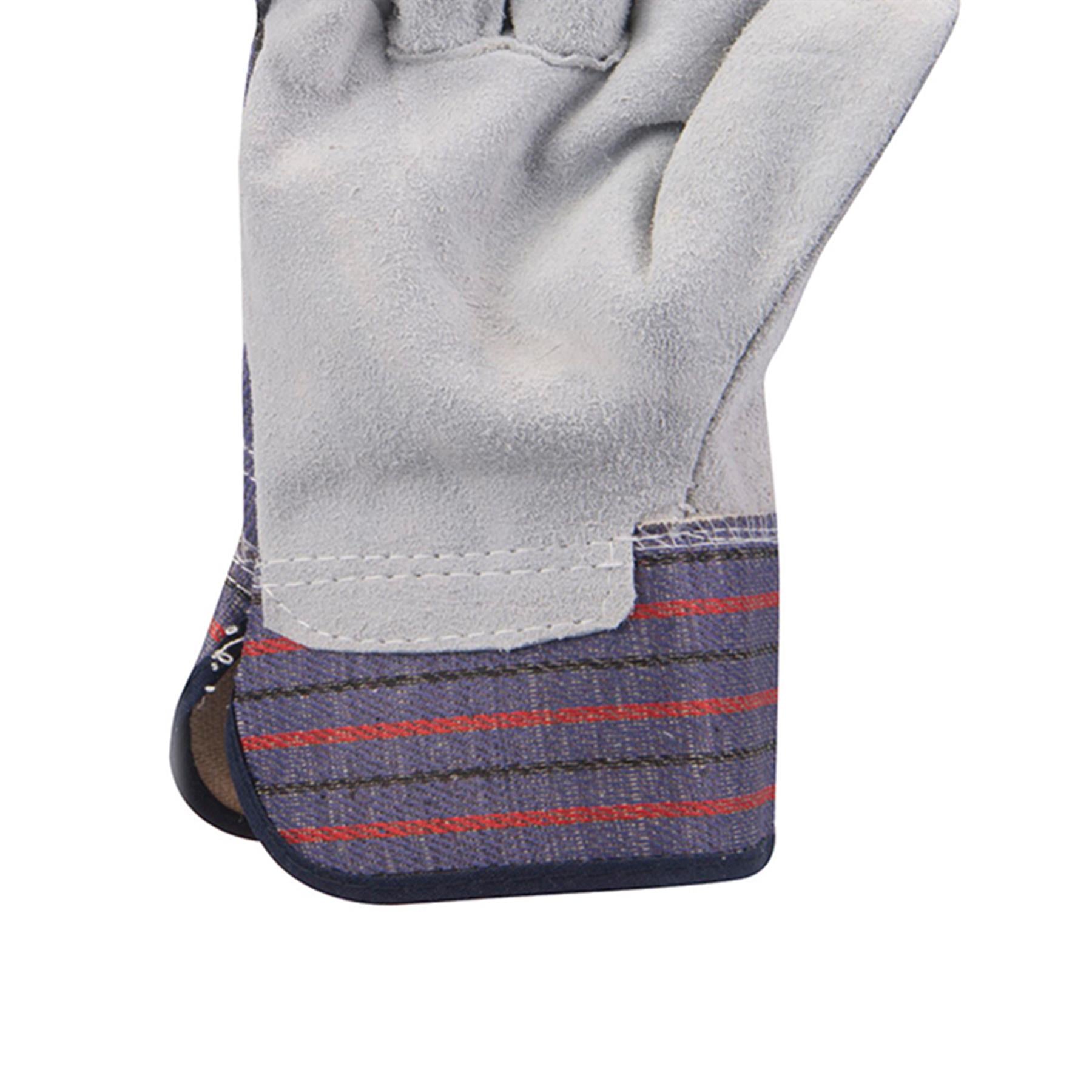 20 X Expert Rigger Gloves Chrome Leather Quality PPE Construction & General Use