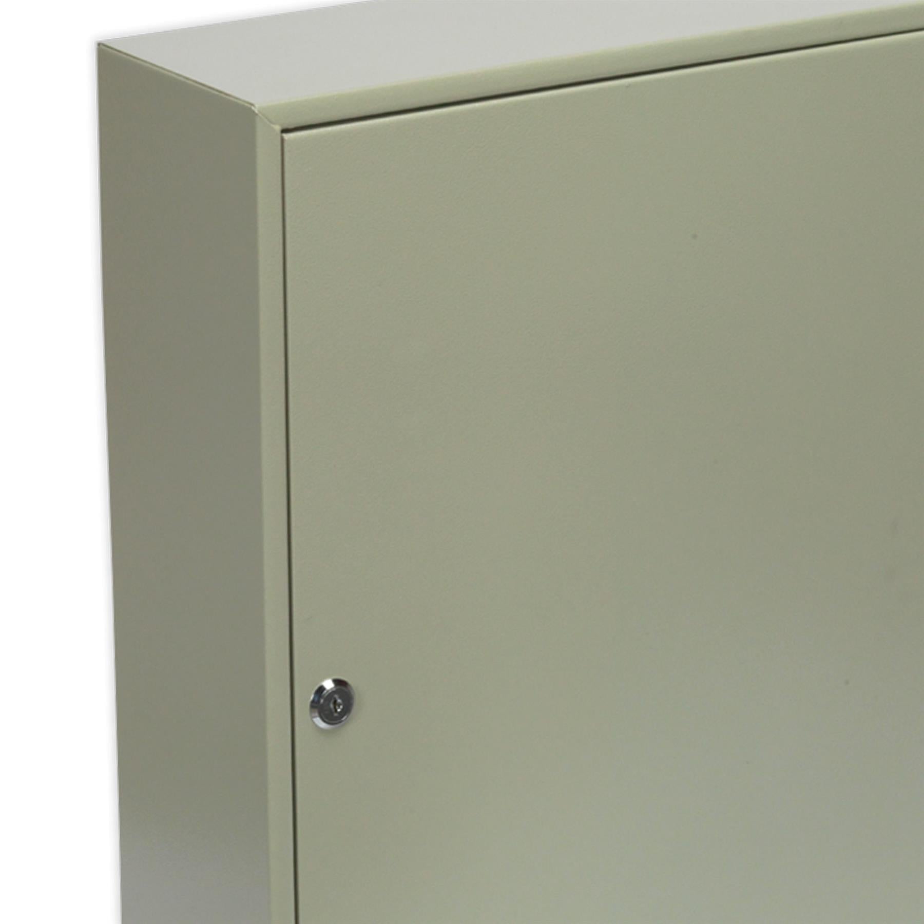 Sealey Key Cabinet 200 Key Capacity Steel construction with two keys