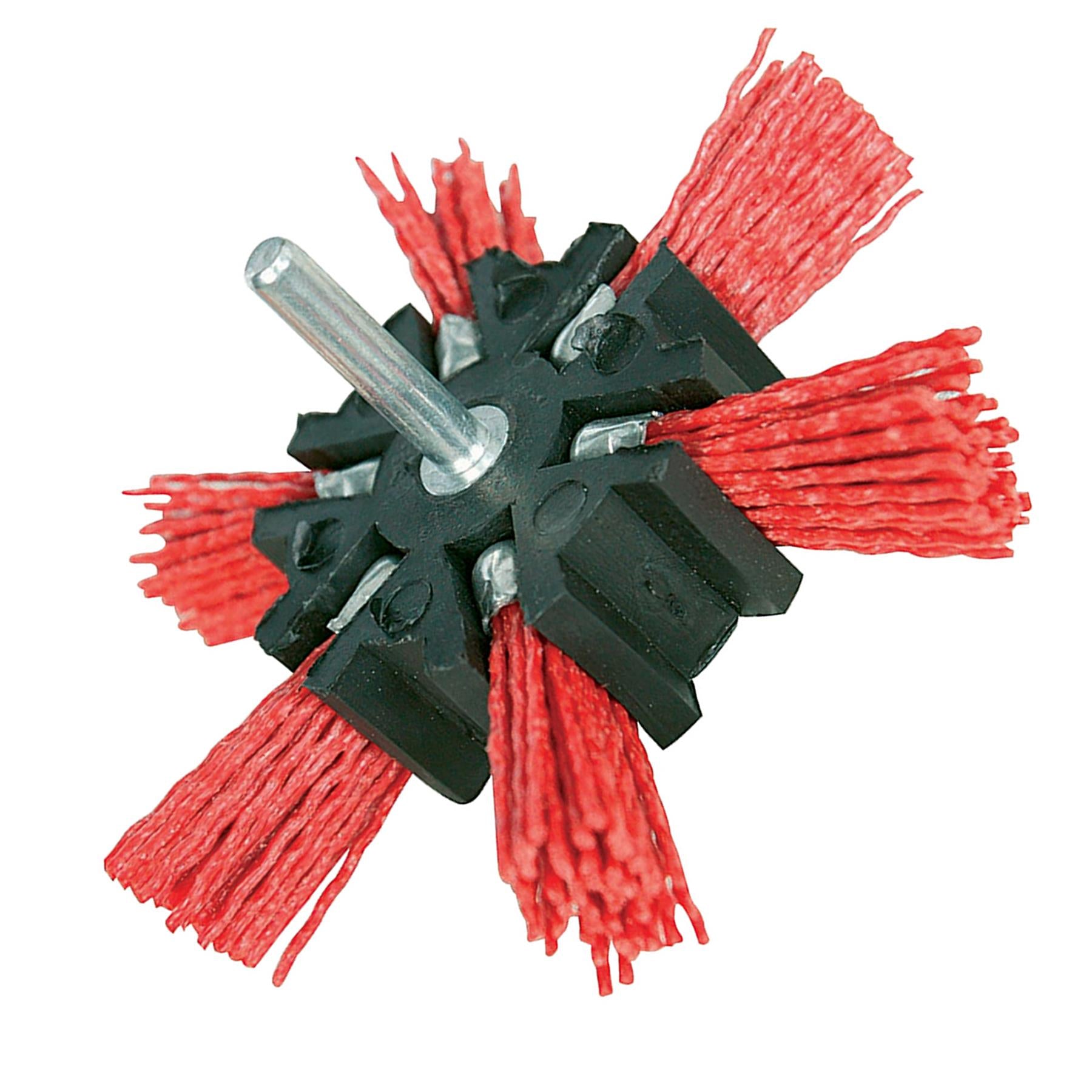 Filament Flap Brush 100mm Coarse - Flap Brush With Silicon Carbide Grit