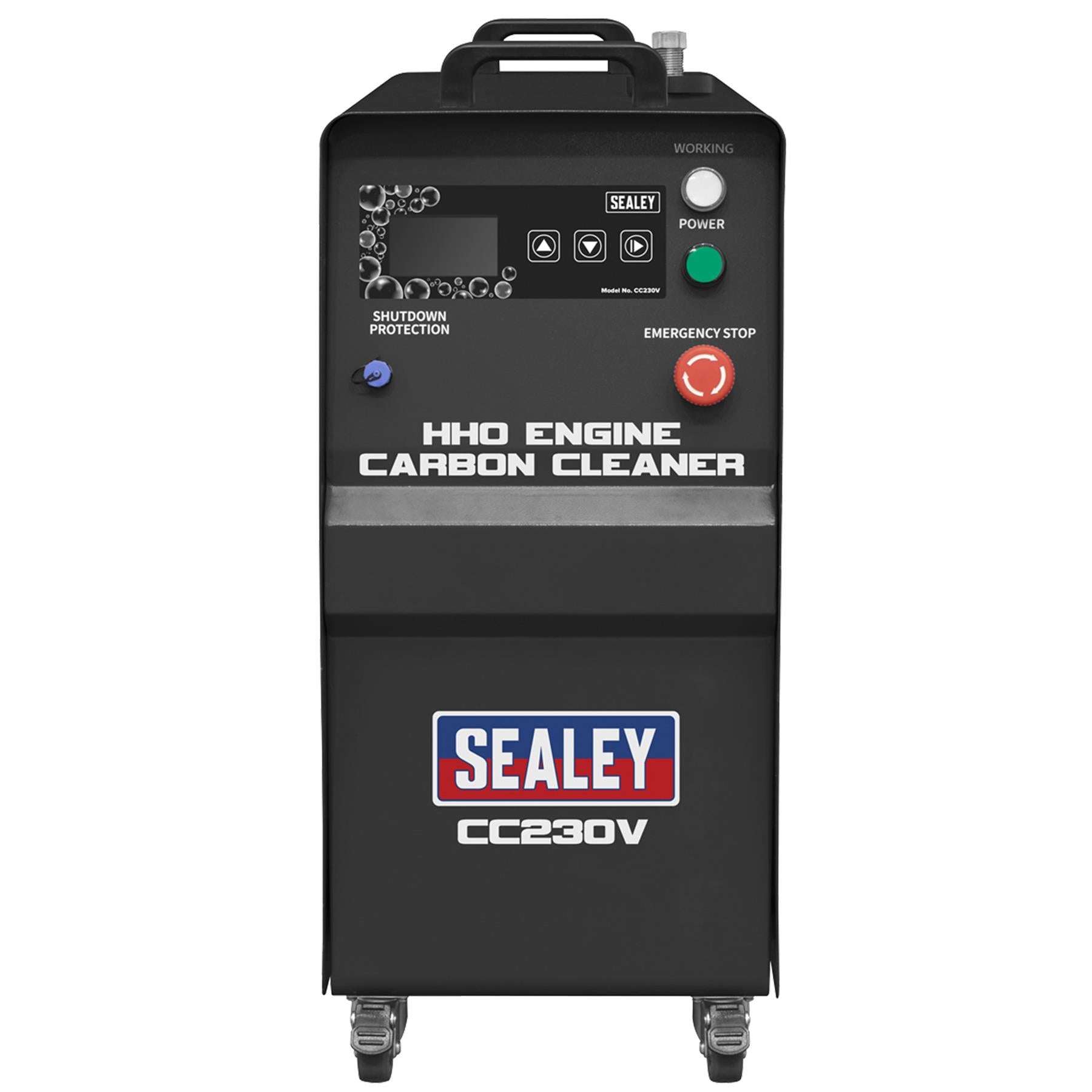 Sealey HHO Engine Carbon Cleaner 230V Charge Activated Machine Shutdown