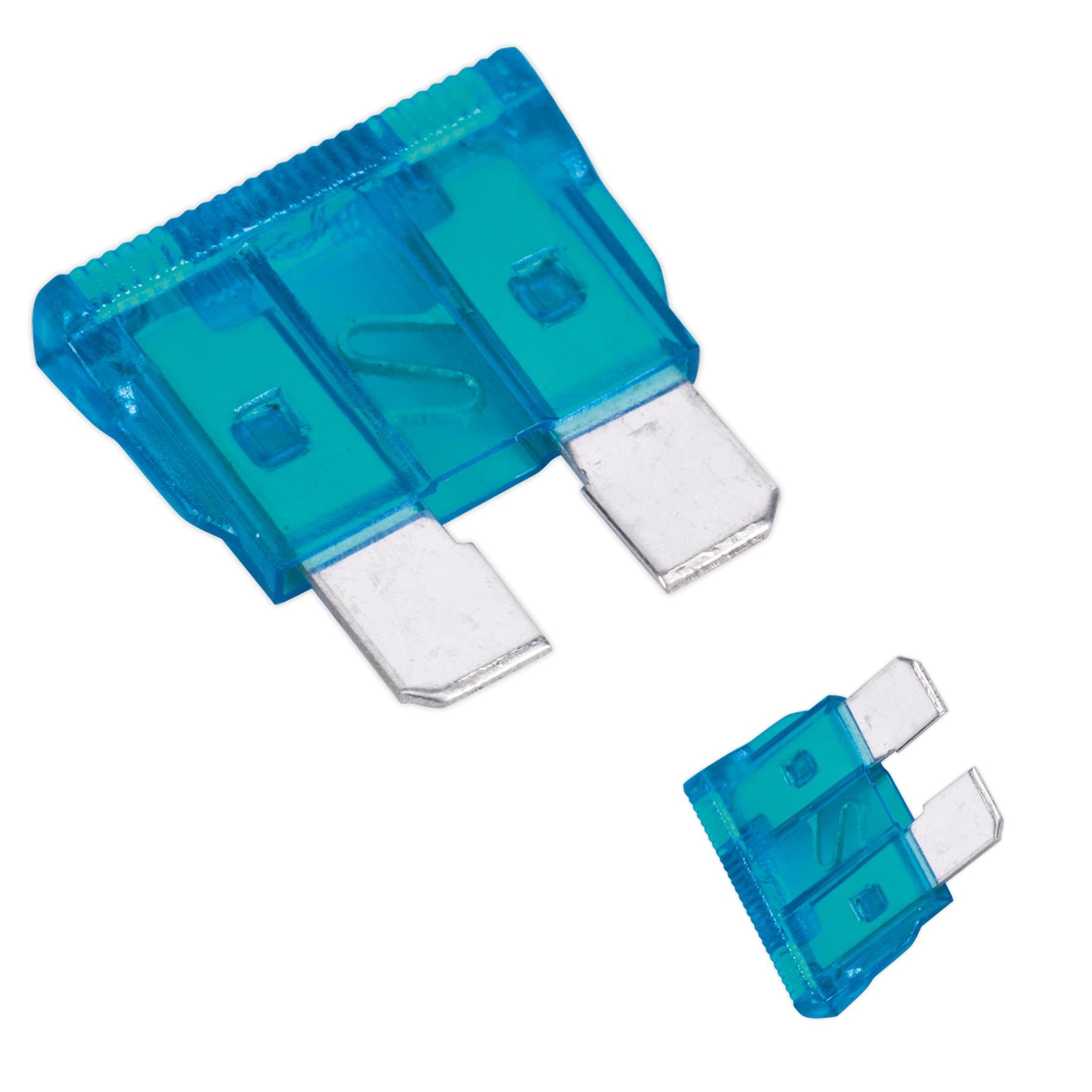 Sealey Automotive Standard Blade Fuse 15A Pack of 50