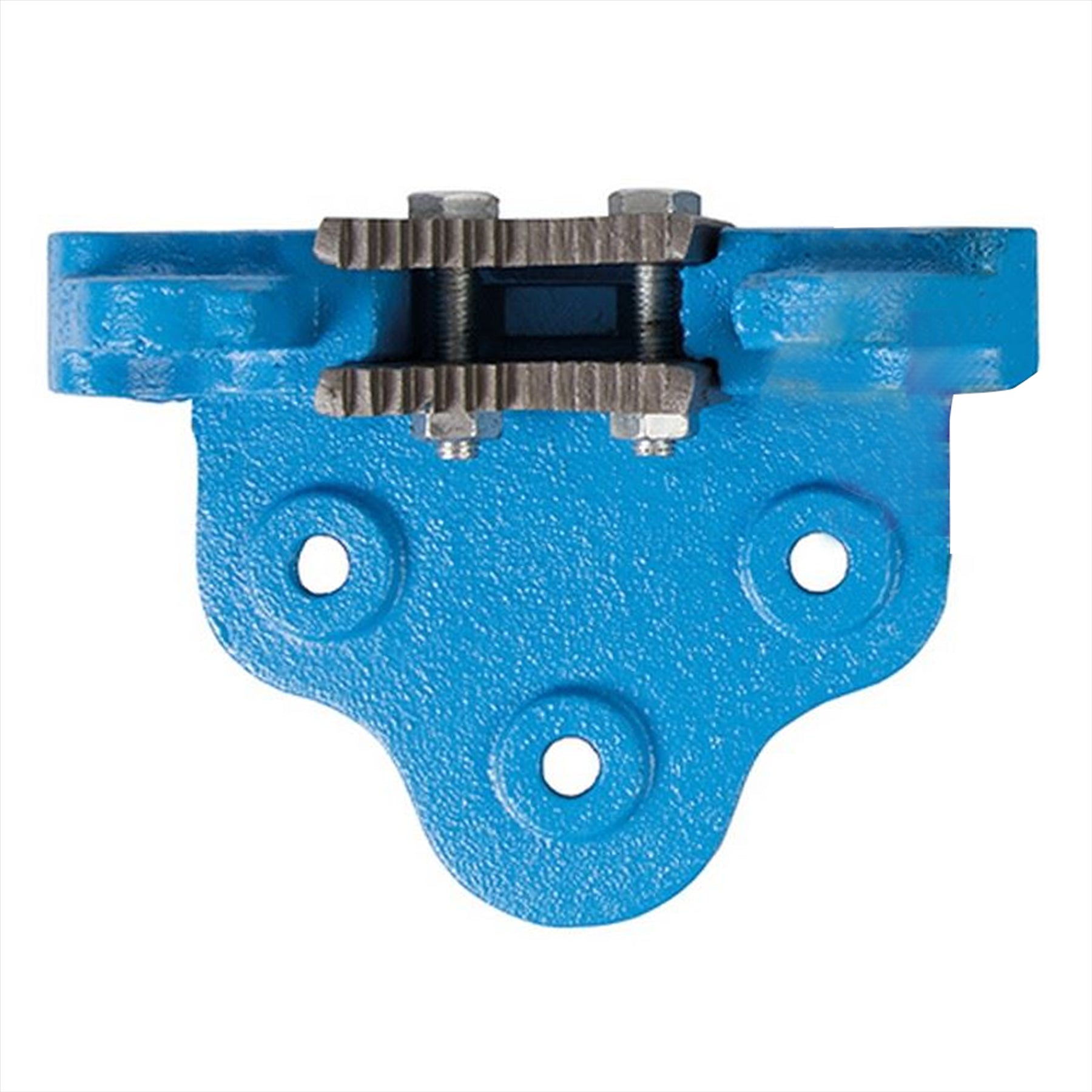 Hinged Pipe Vice 12 - 60mm Cast Steel Frame And Base Steel Jaws And Tommy Bar