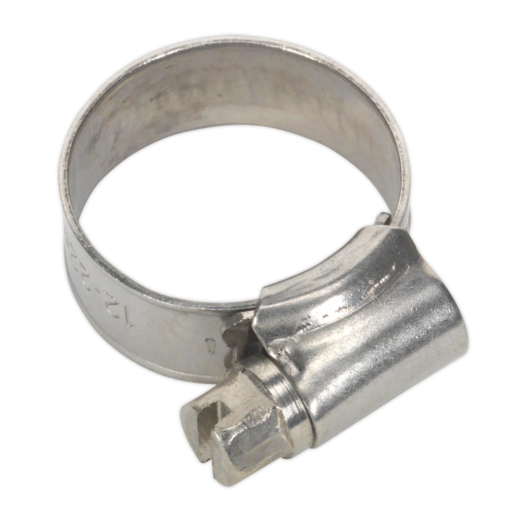 Sealey Hose Clip Stainless Steel 16-22mm Pack of 10