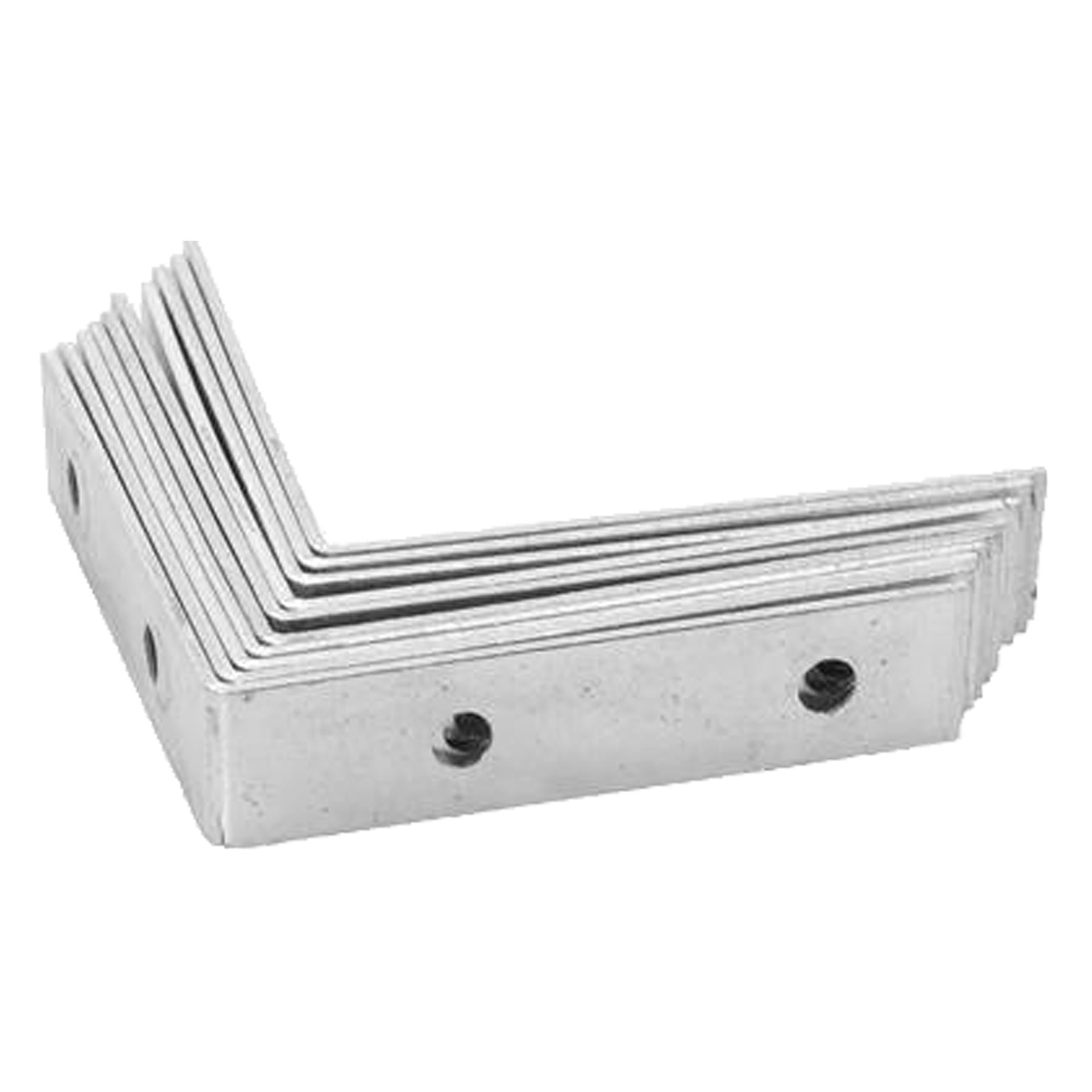 Metal Angle Brackets 90 Degree Corner Braces for shelf fence 20PC