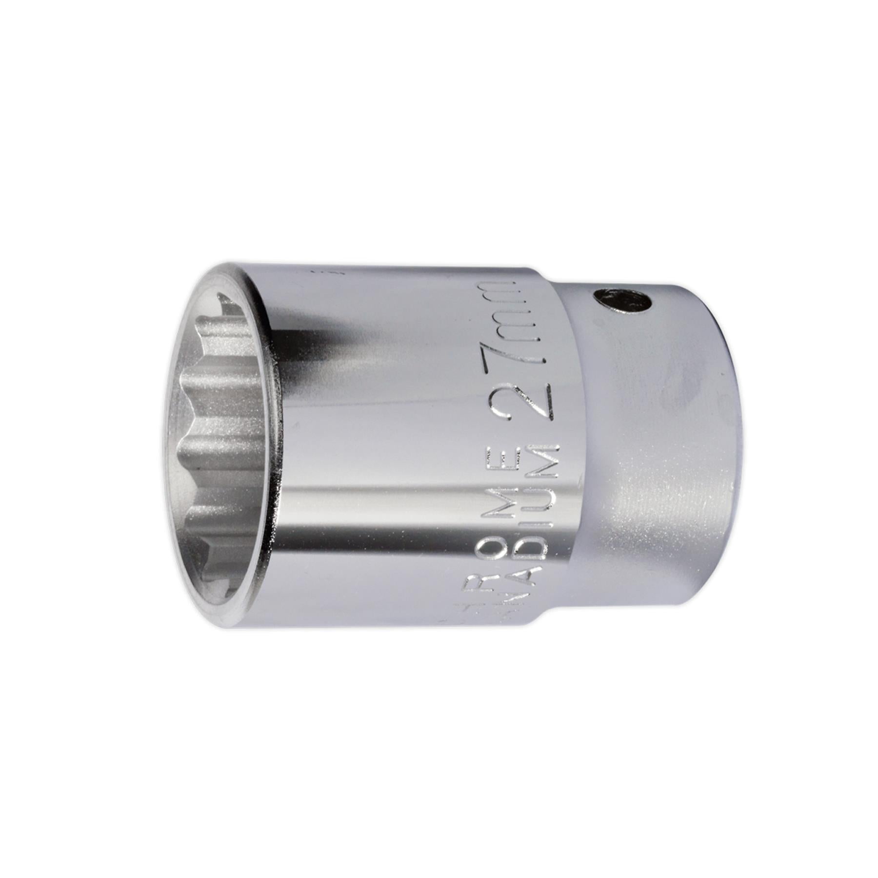 Sealey WallDrive Socket 27mm 3/4"Sq Drive