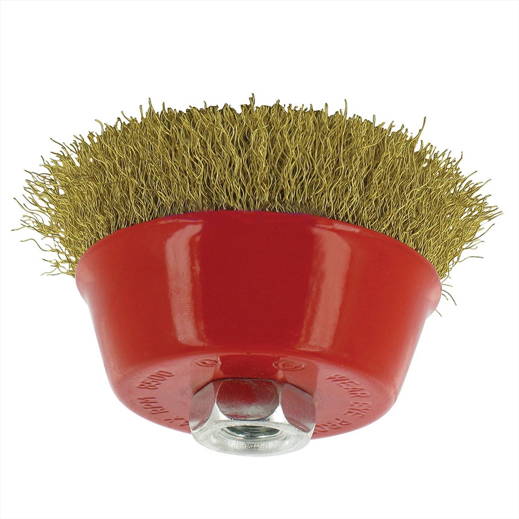 Brass Crimp Cup 100mm Hand Tools Remove Rust Wire DIY Brush High Quality