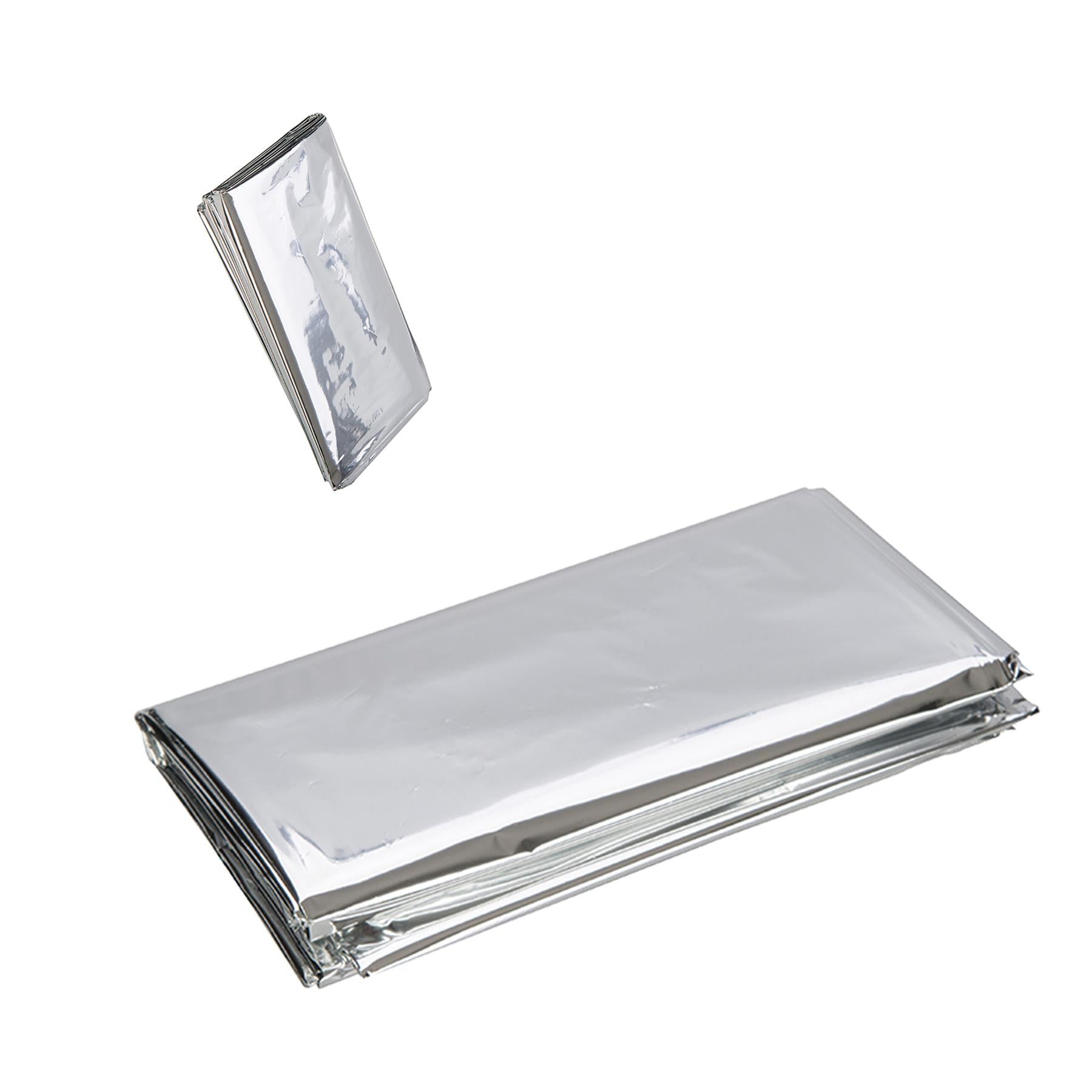 Emergency Foil Blankets 1M x 2M Pack of 2 Protection In All Weather Conditions