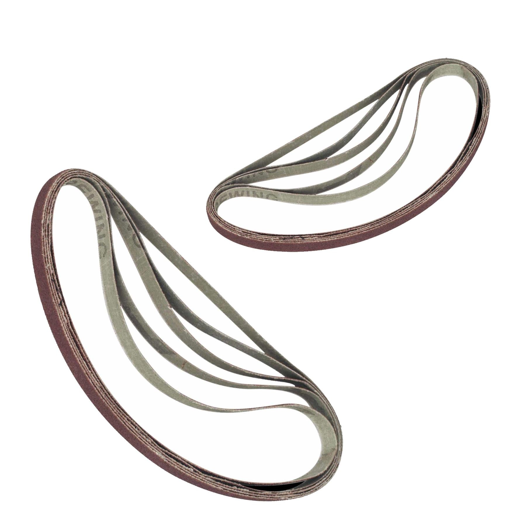 Sealey -SBS35/B80GN Sanding Belt 8 x 456mm 80Grit Pack of 5