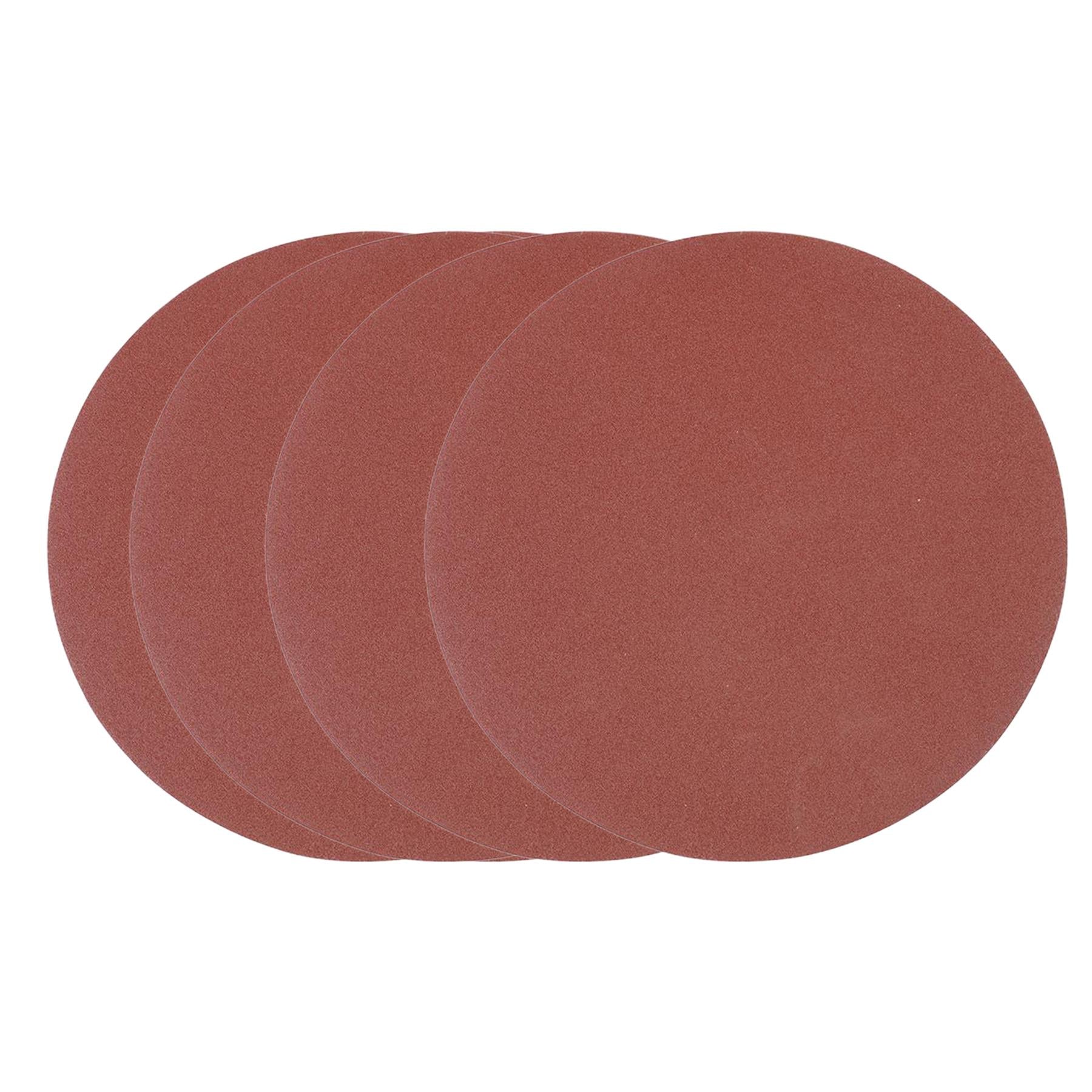 Sanding Discs 300mm 10Pk Grit 120 Hook & Loop Aluminium Oxide Sander Polishers