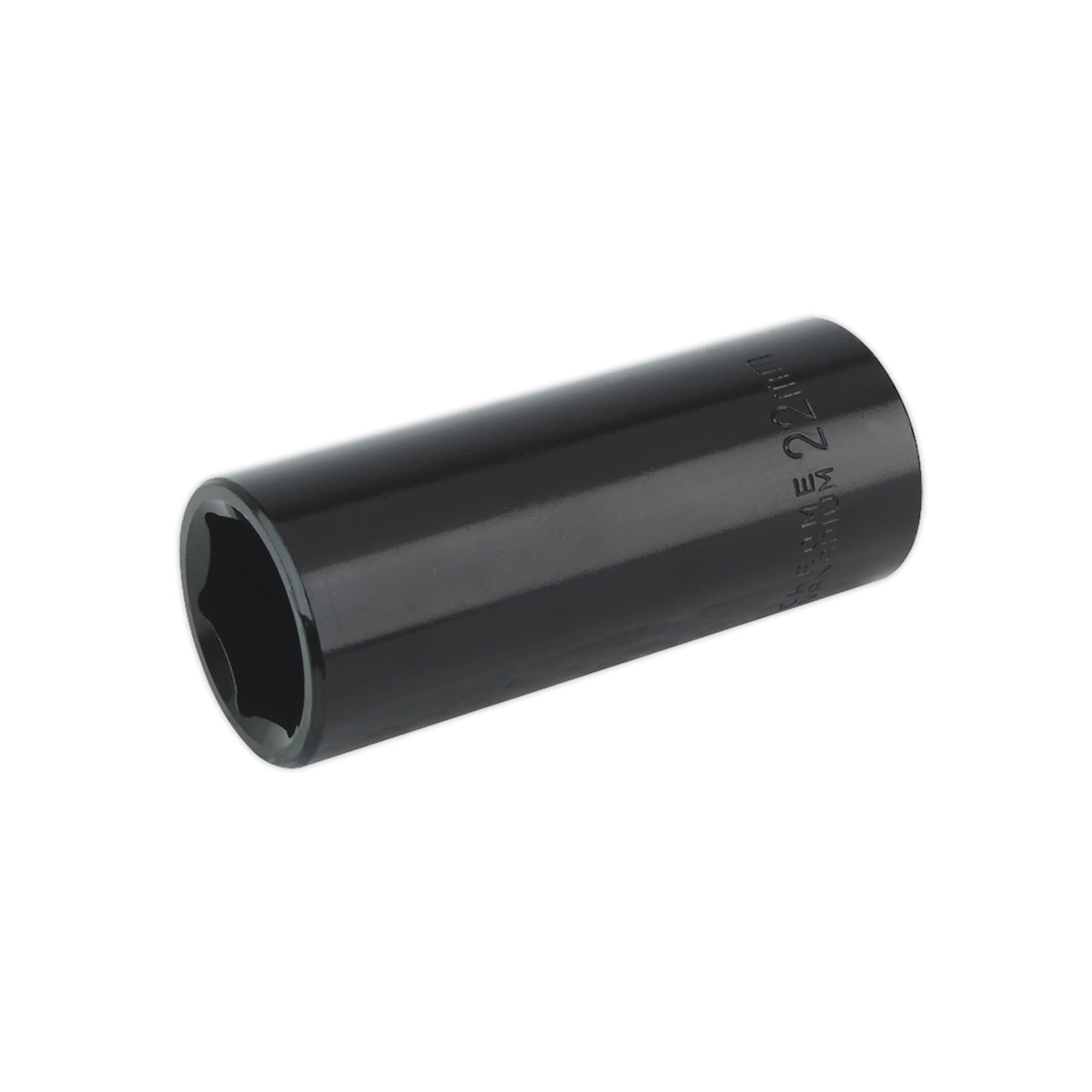 Sealey Impact Socket 22mm Deep 1/2"Sq Drive