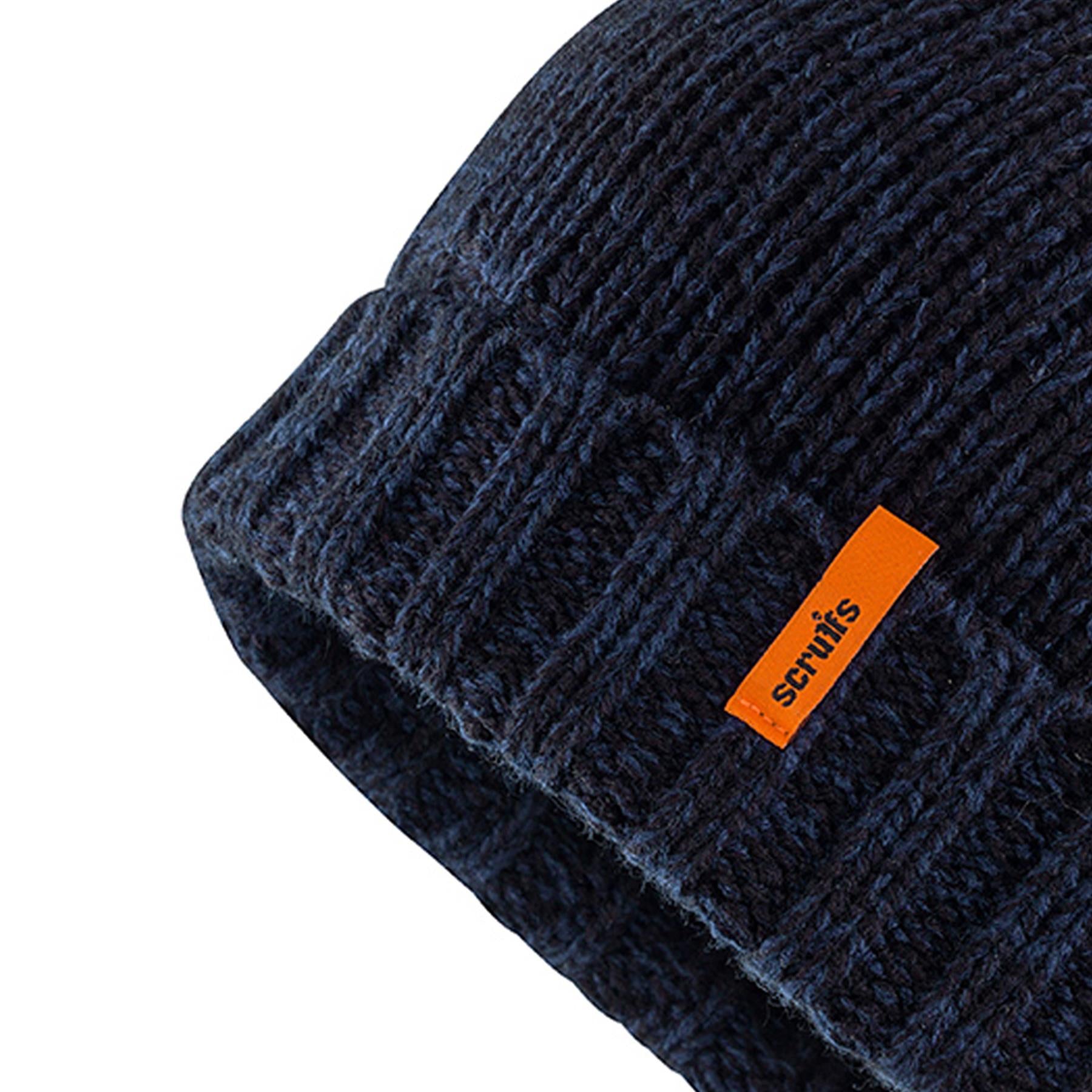 Scruffs Trade Beanie Navy/Black Extra Warmth Stretch fit for comfort