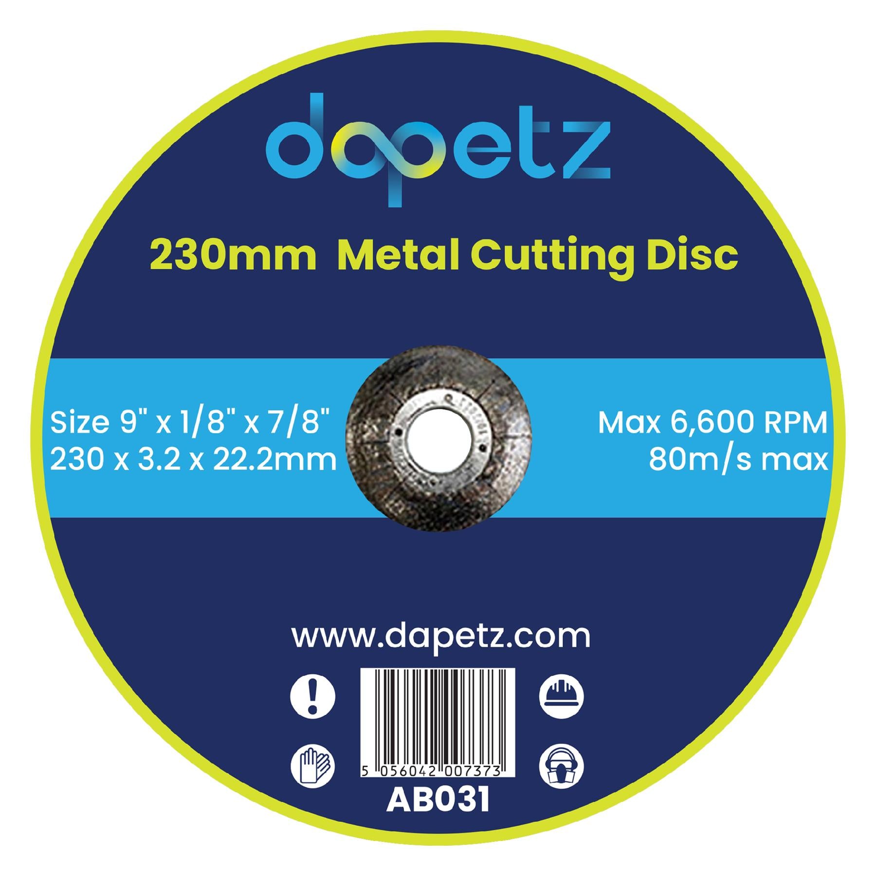 230mm ULTRA THIN METAL CUTTING BLADE DISC STEEL & STAINLESS ANGLE 50Pcs