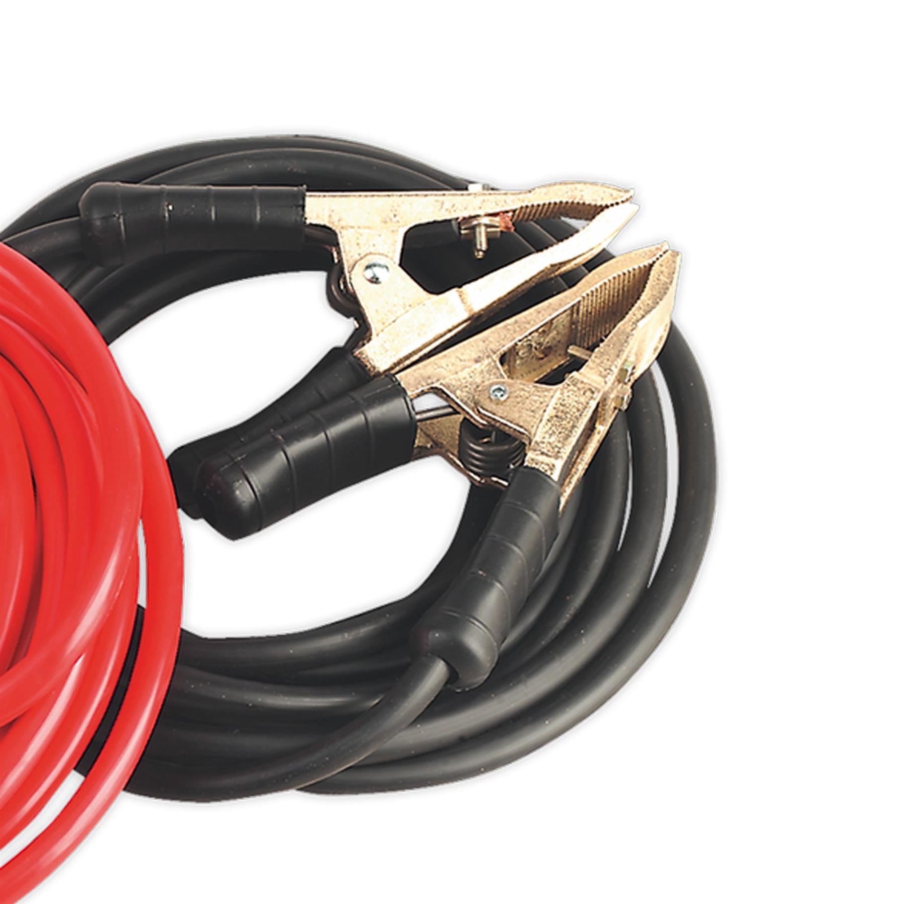 Sealey Booster Cables Extra H-Duty Clamps 50mmx6.5m Copper 900A