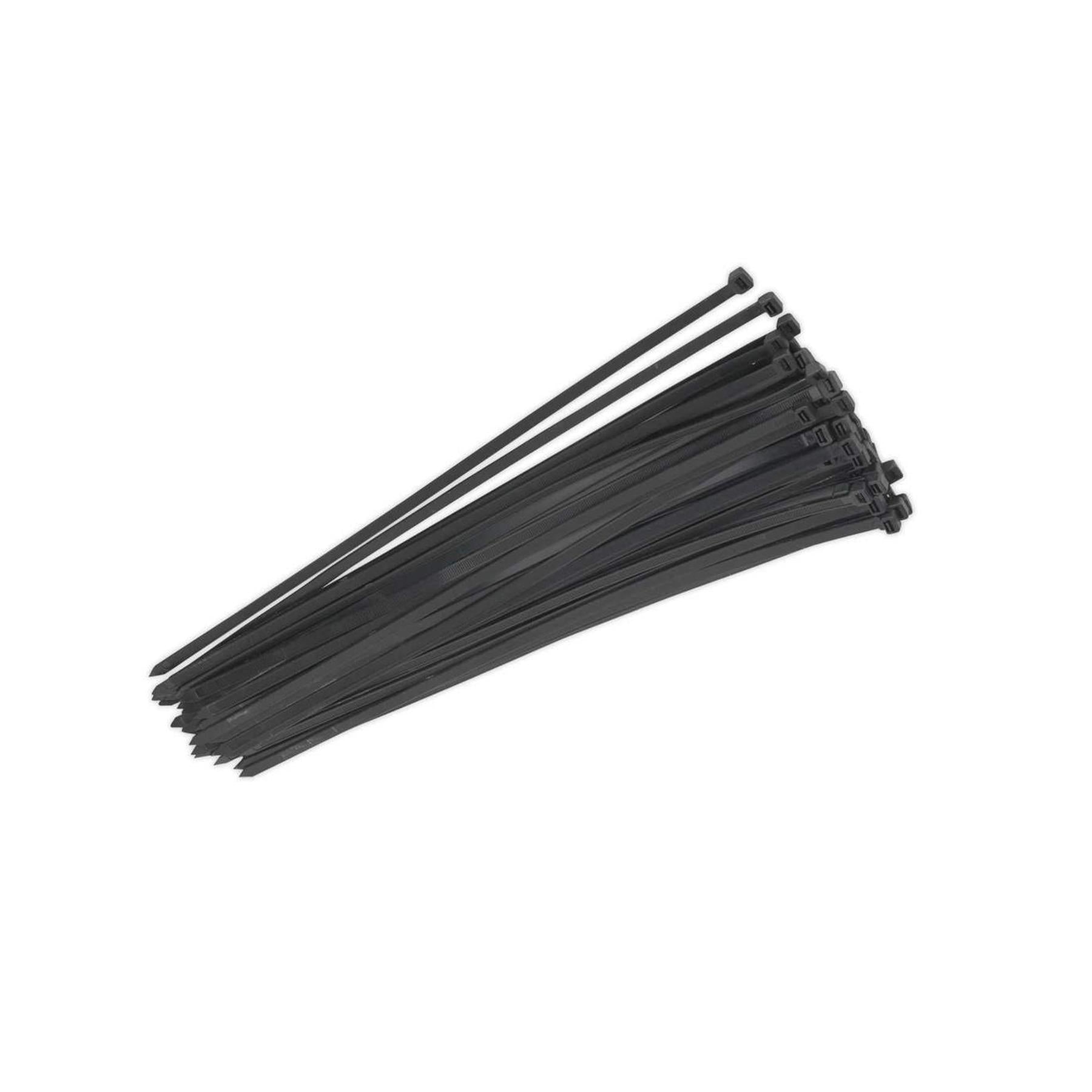 Sealey Cable Tie 650 x 12mm Black Pack of 50
