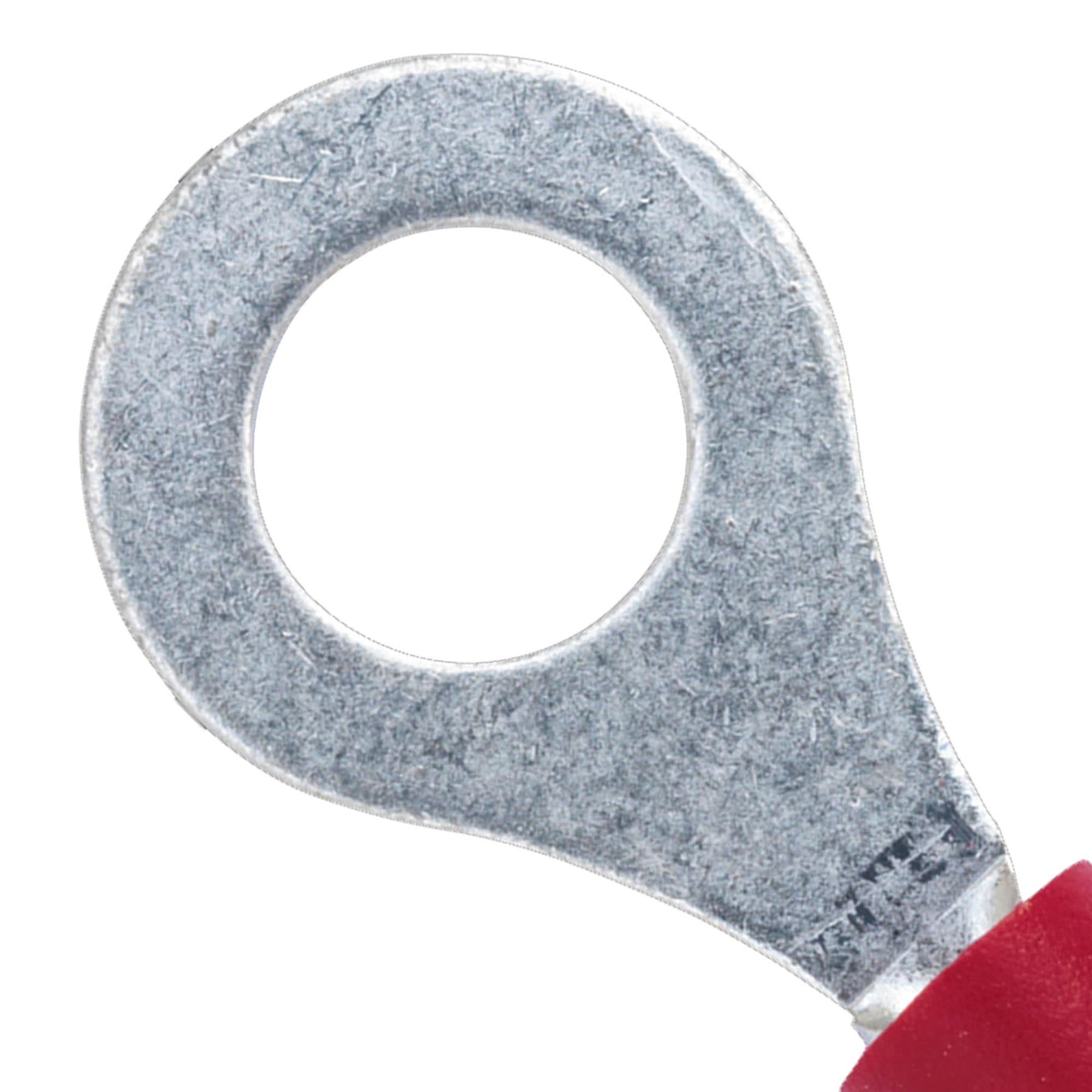 Sealey Easy-Entry Ring Terminal �6.4mm (1/4") Red Pack of 100