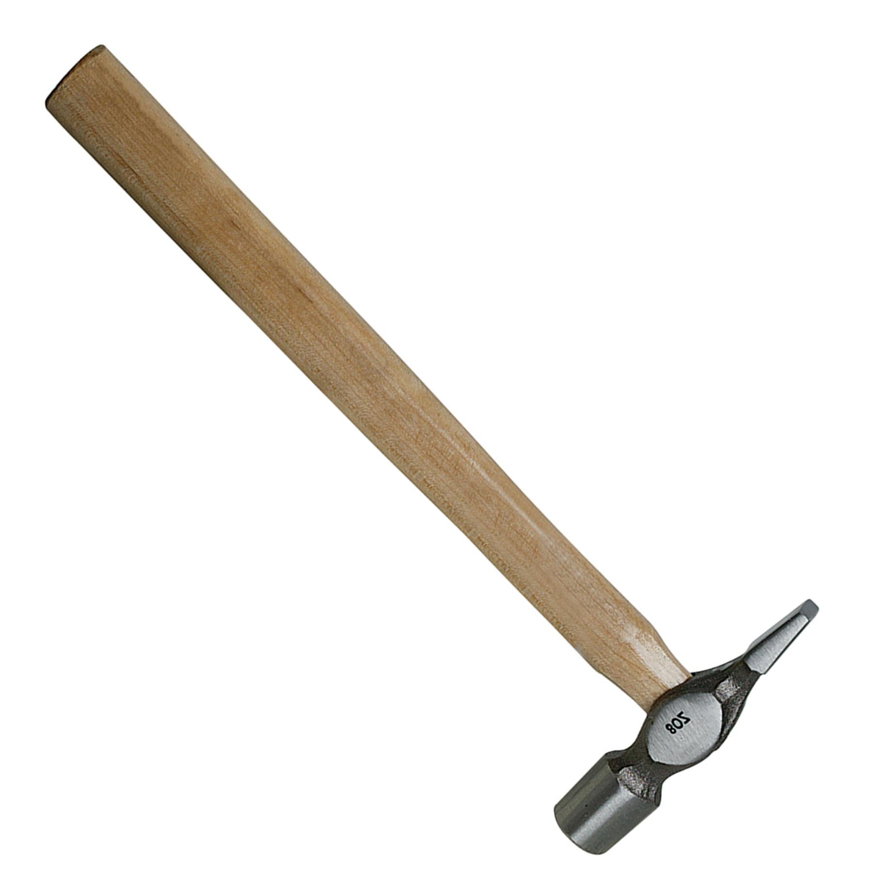 Hardwood Warrington Hammer - 8Oz (227G) Forged Steel Polished Head Hardened