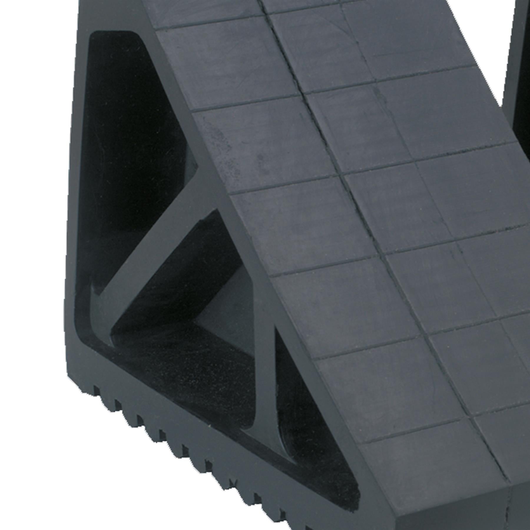 Rubber Wheel Chocks 3.3kg - Pair Two rubber wheel chocks Sealey