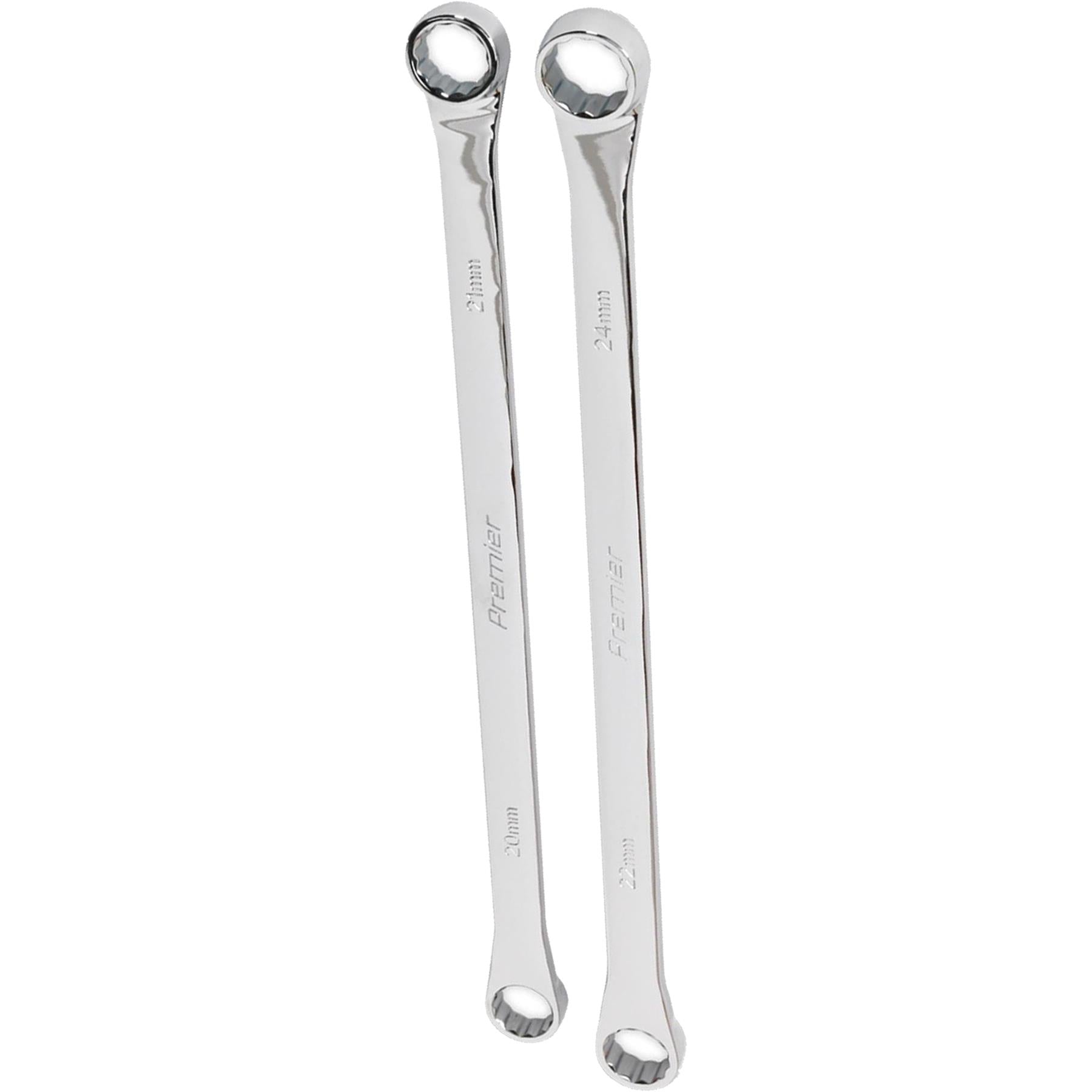 double End Ring Spanner Set 7pc Extra-Long Metric. Sealey