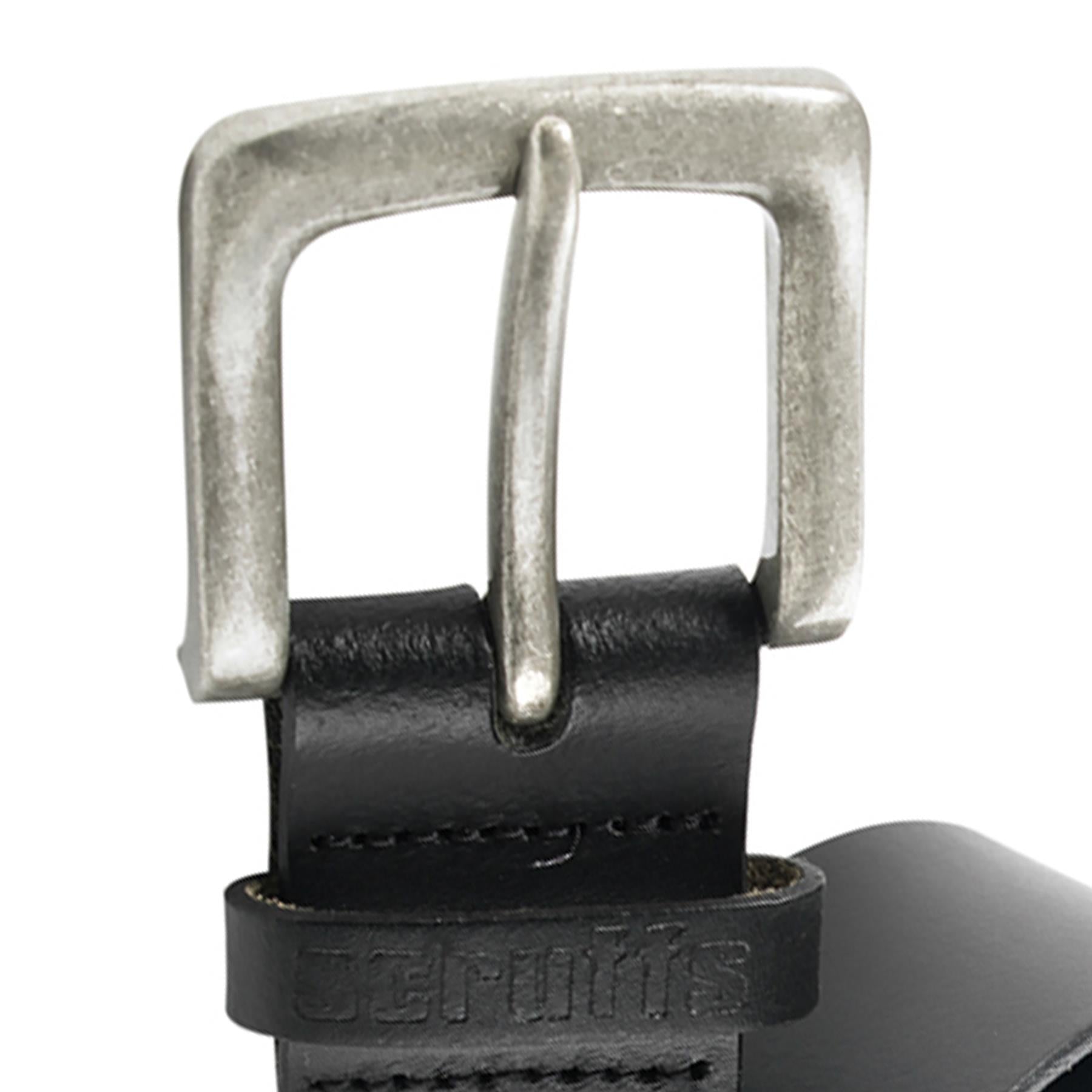 SCRUFFS Trade Adjustable Leather Work Belt Black Size L (34-38")
