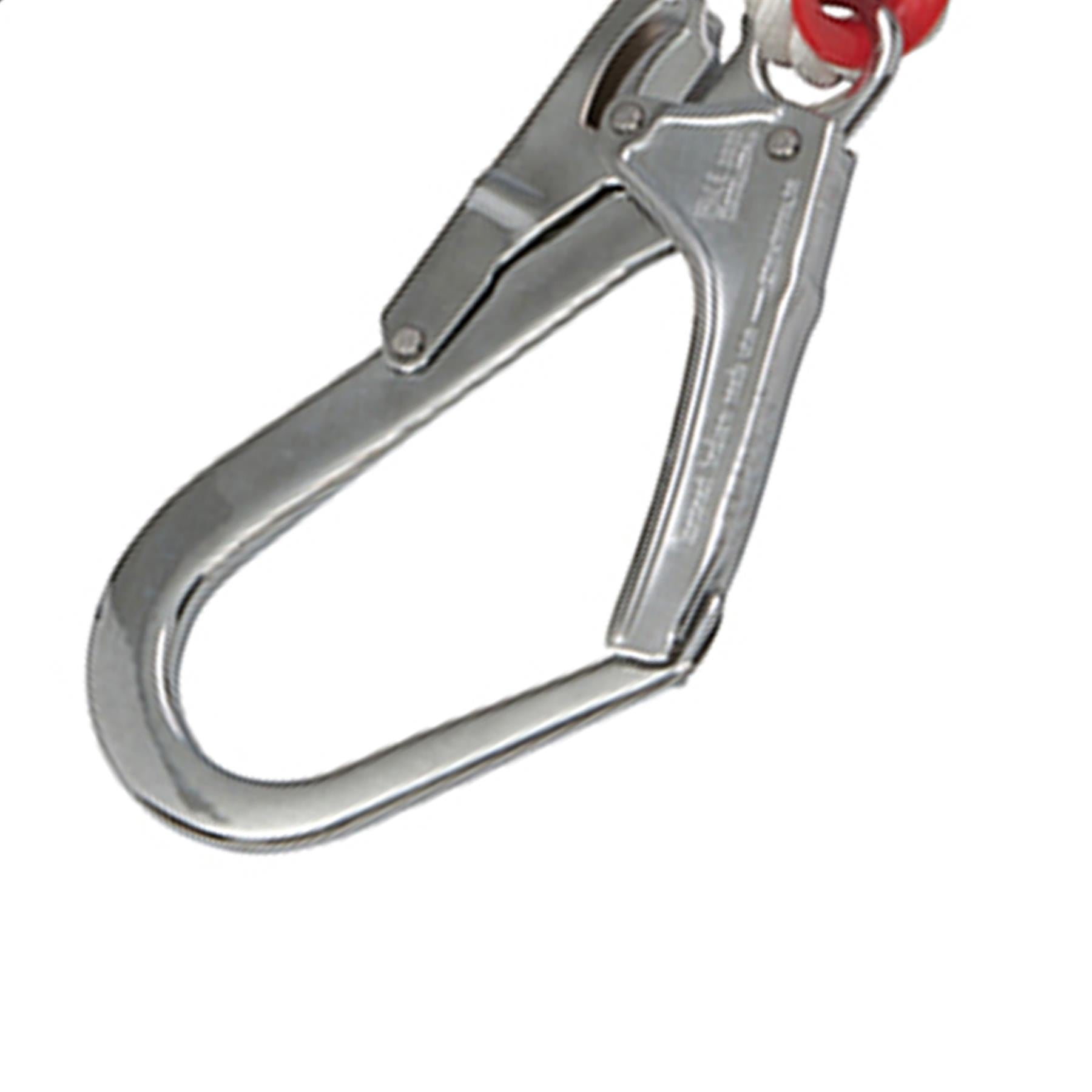 Energy Absorbing Lanyard 1.5M Forged Alloy Steel Hook Karabiner & Polyester Rope
