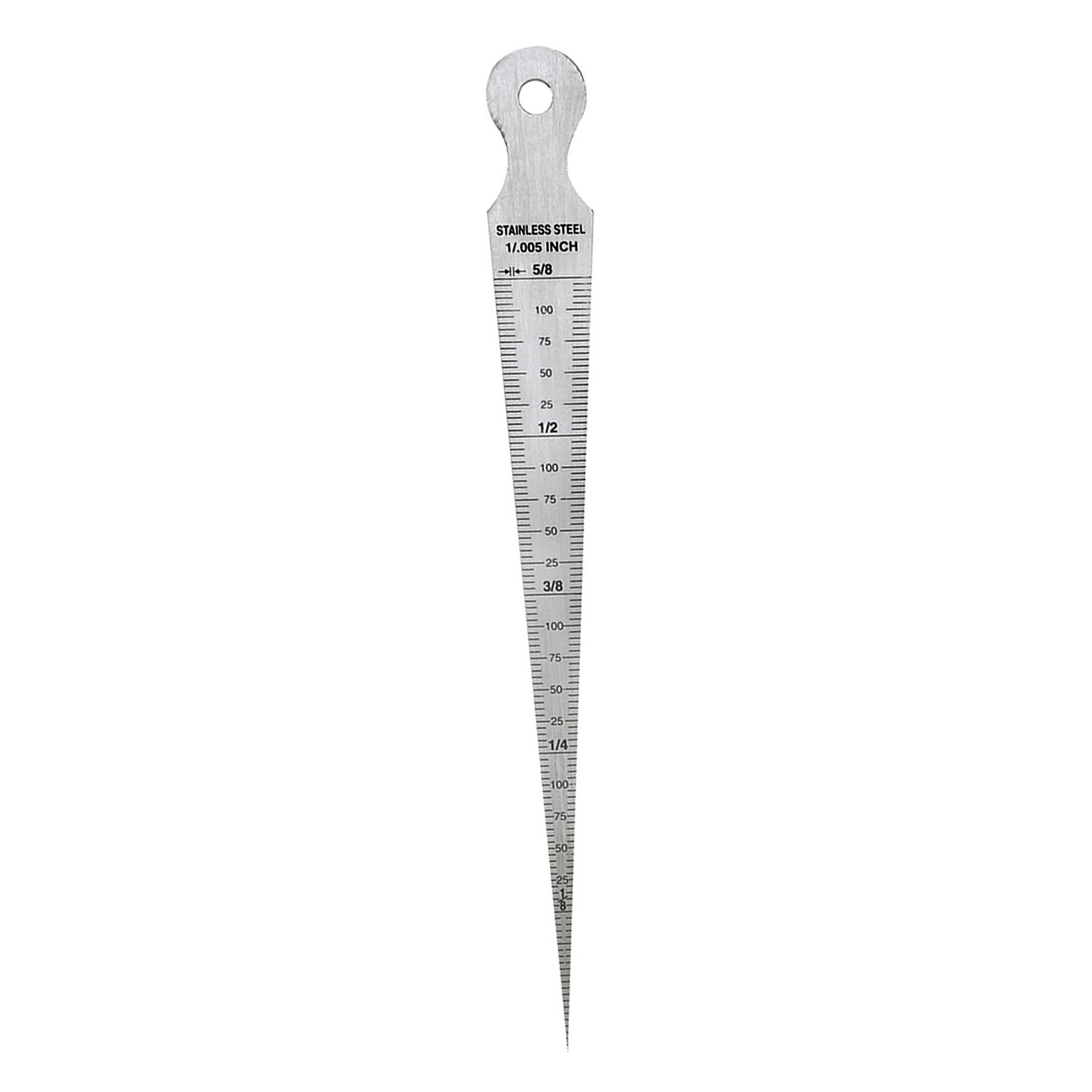 Bore Gauge 1milimeter - 15mm / 1/8" 5/8" Ground And Tempered Stainless Steel Gauge