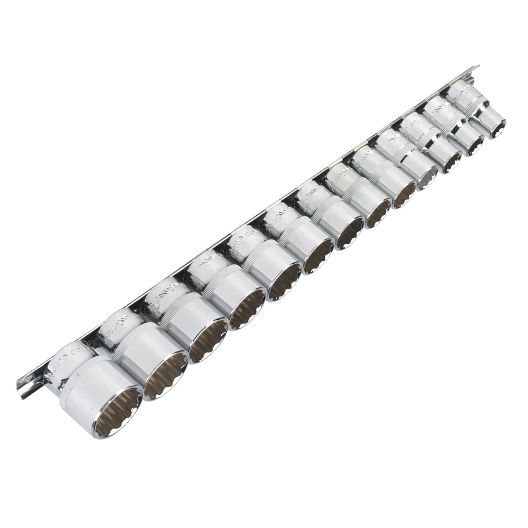 Sealey Socket Set 13pc 1/2"Sq Drive 12pt WallDrive Imperial