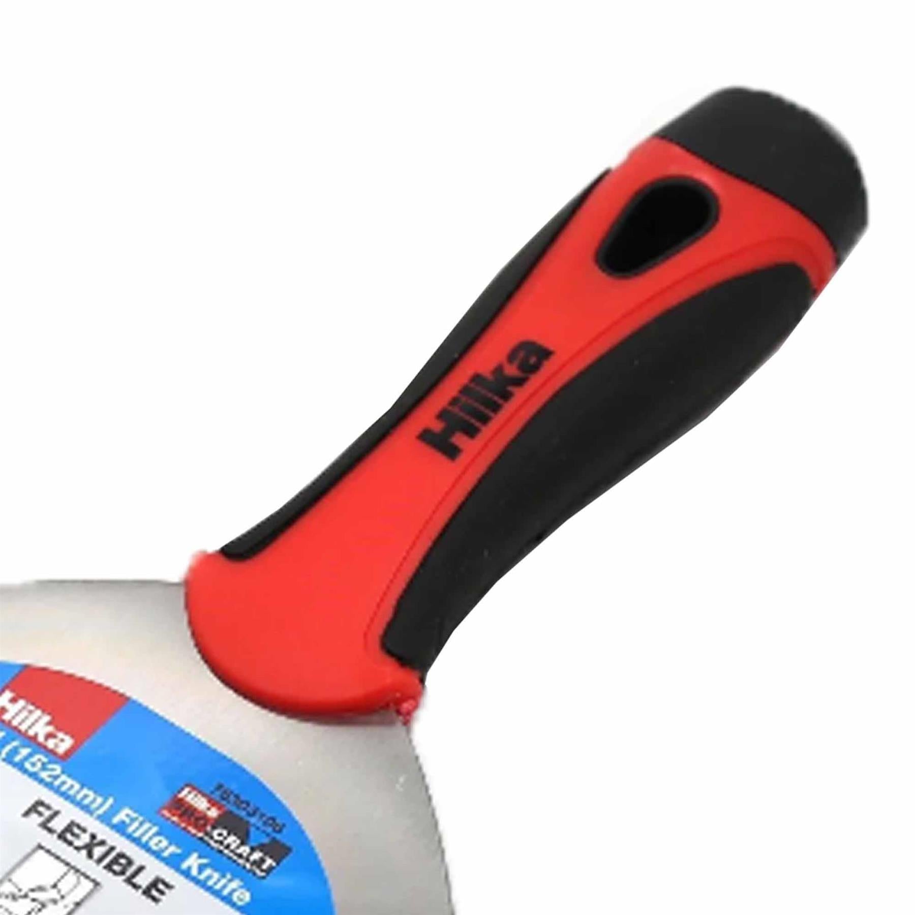 4" & 6"Filling Knife Taping Jointing Scraper Spatula,Flexible,SoftGrip Hand Tool Set