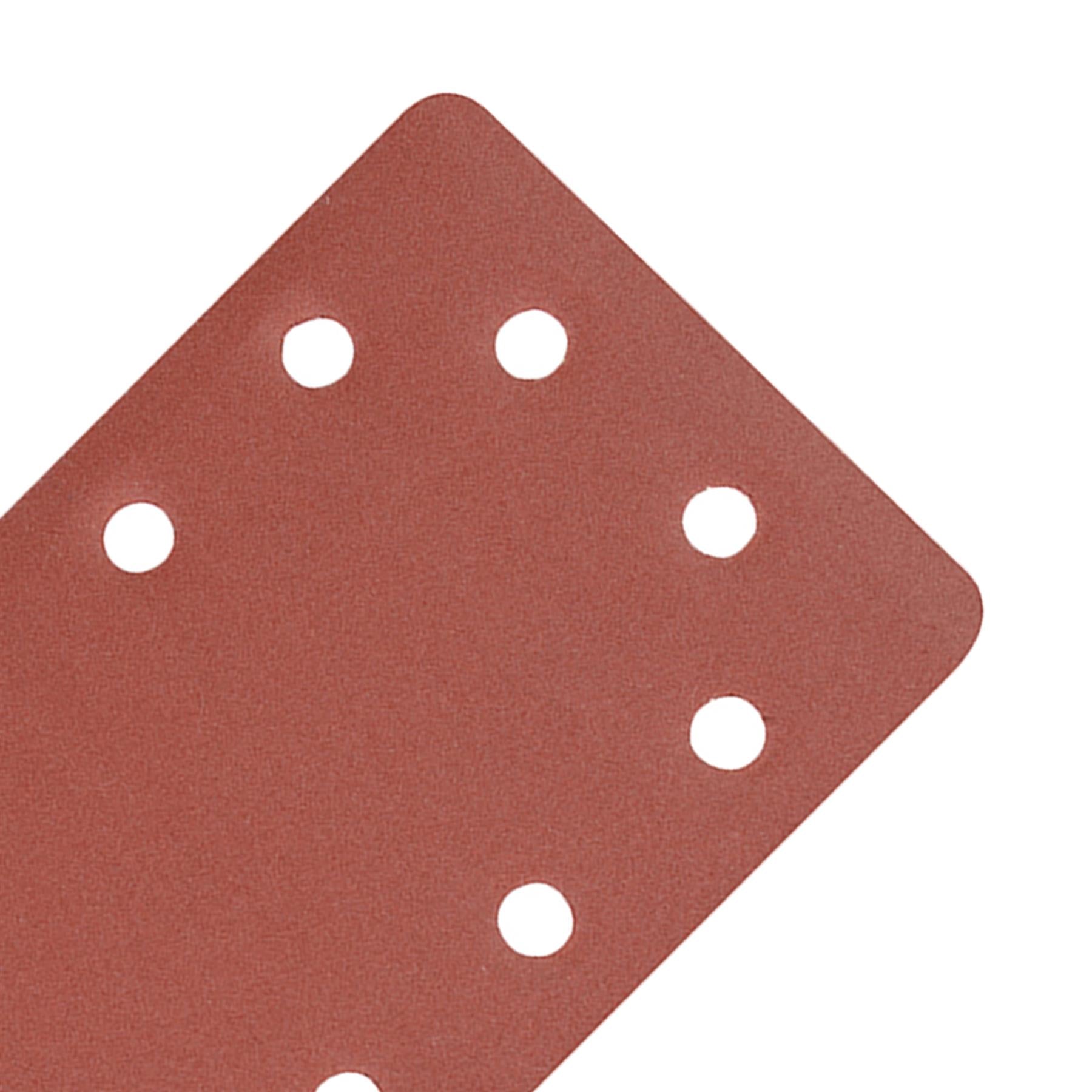 1/2 Punched Sanding Sheets 40Pk Assorted Grit 60 80 120 240 Hook & Loop