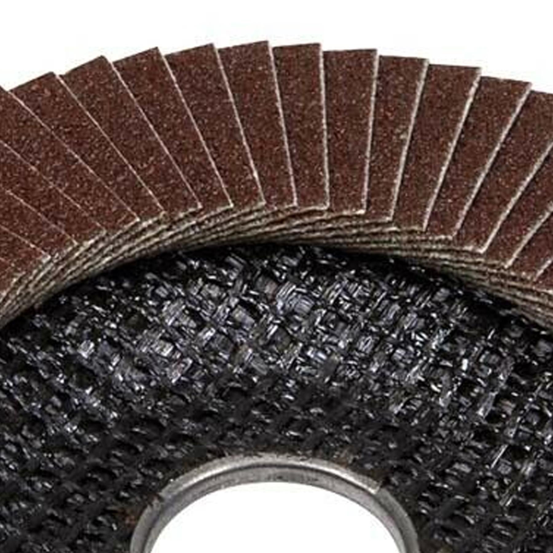 Sealey Flap Disc Aluminium Oxide 100mm 16mm Bore 80Grit