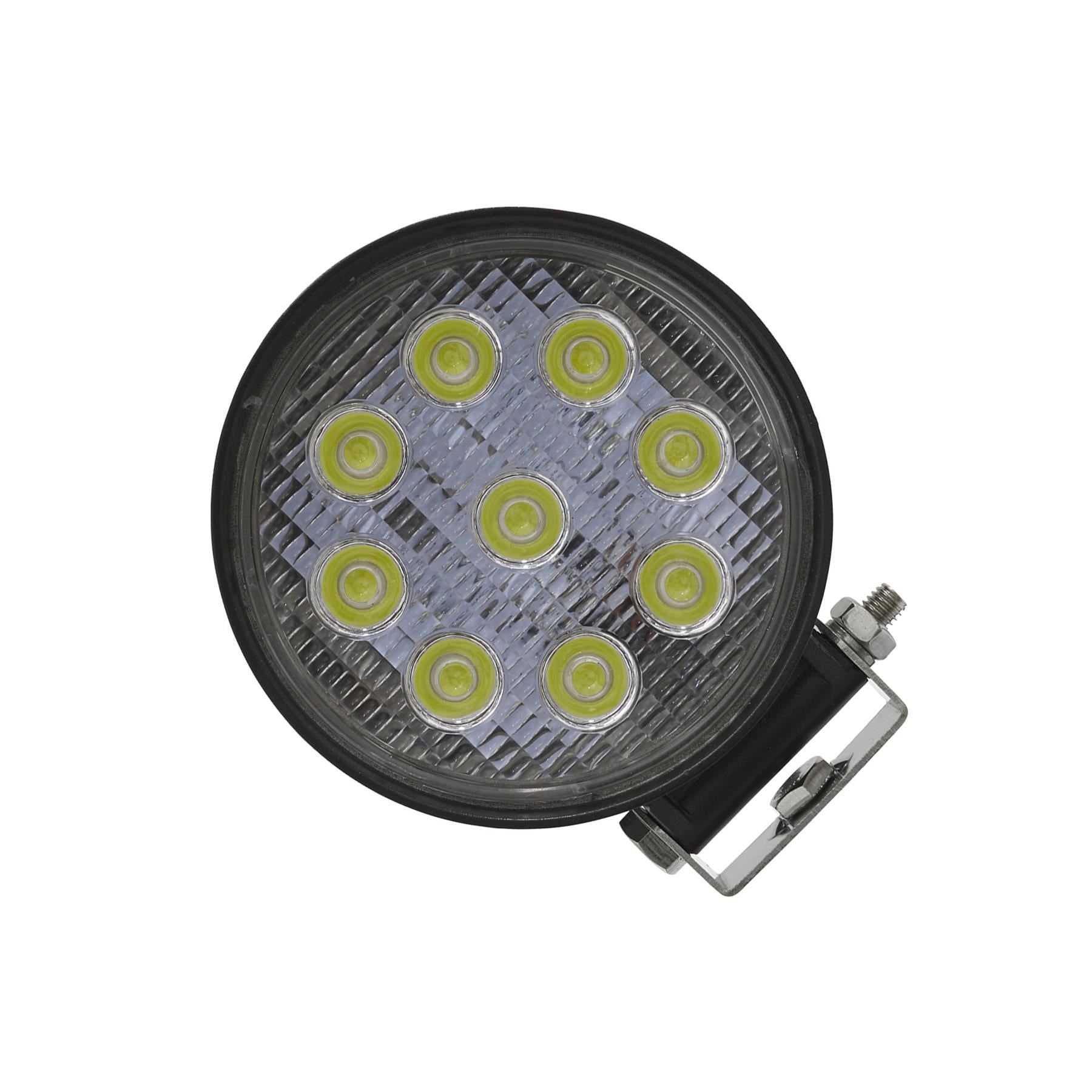 Sealey Round Work Light with Mounting Bracket 27W LED