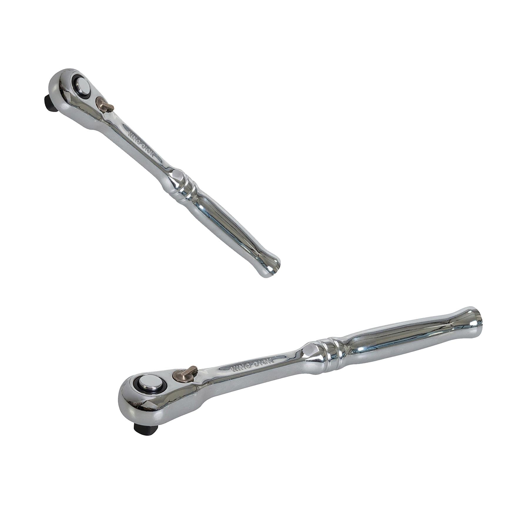 King Dick Full Chrome Reversible Ratchet SD 60 Teeth 1/4"
