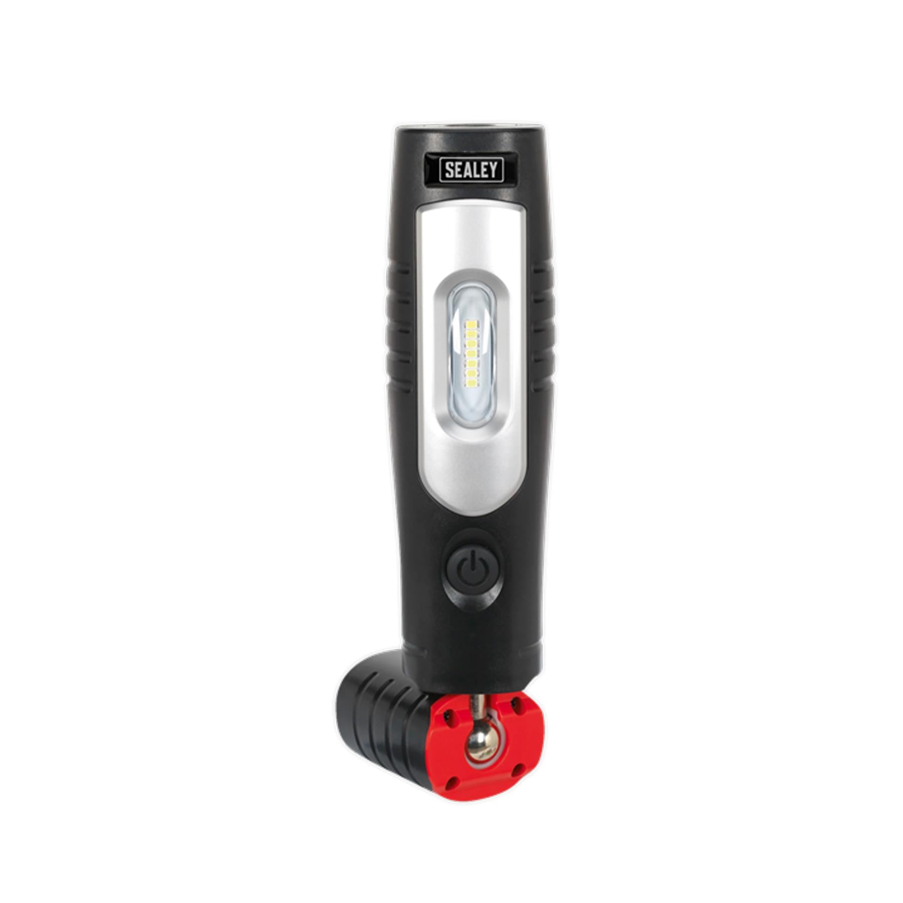 Sealey Rechargeable 360 Inspection Light 7 SMD & 3W SMD LED Black