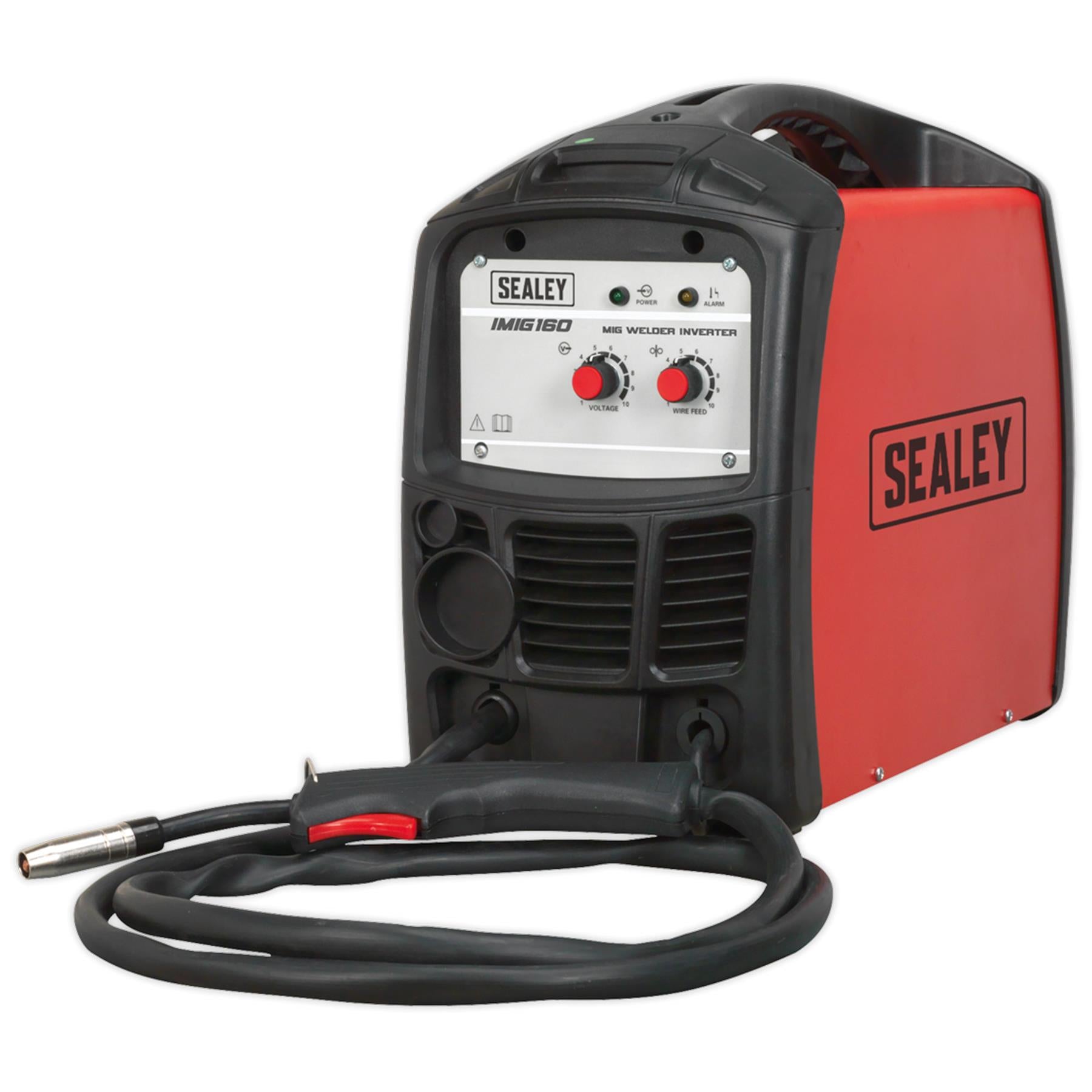 Sealey MIG Welder Inverter 160A Welds steel, stainless steel, copper, nickel