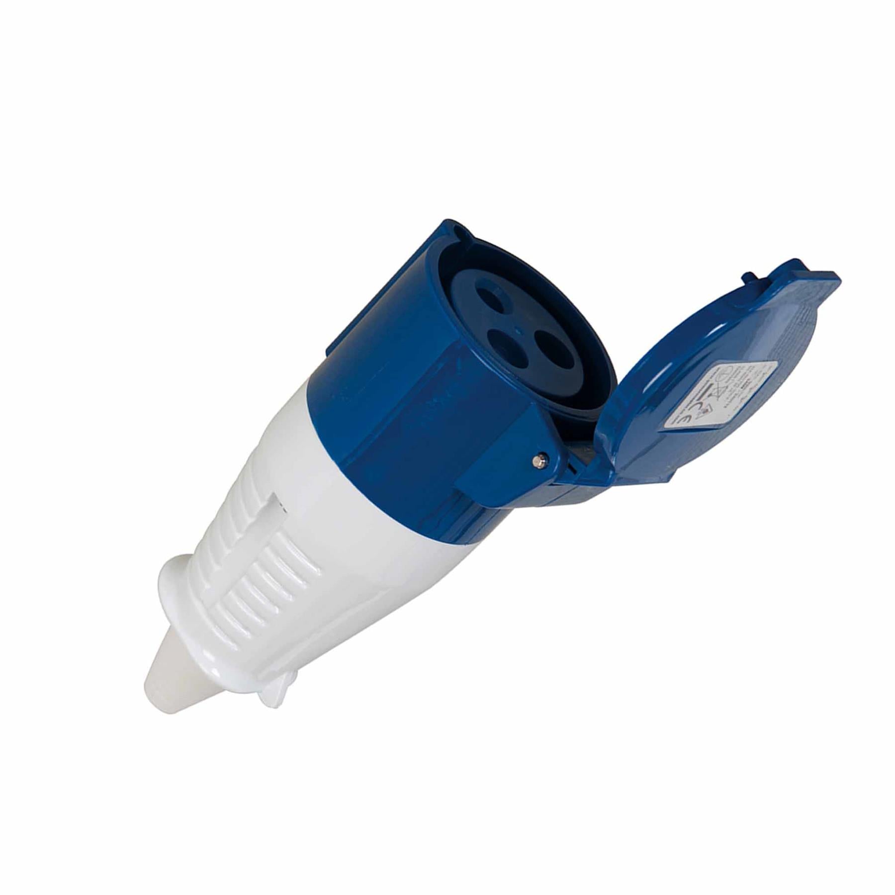 32Amp 230V 3 Pin Industrial Plugs Sockets Couplers IP44 Site Connectors