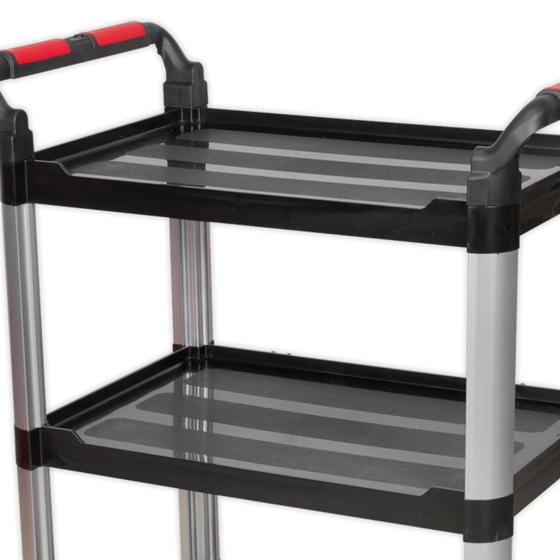 Sealey Workshop Trolley 3-Level Composite 40kg capacity per shelf