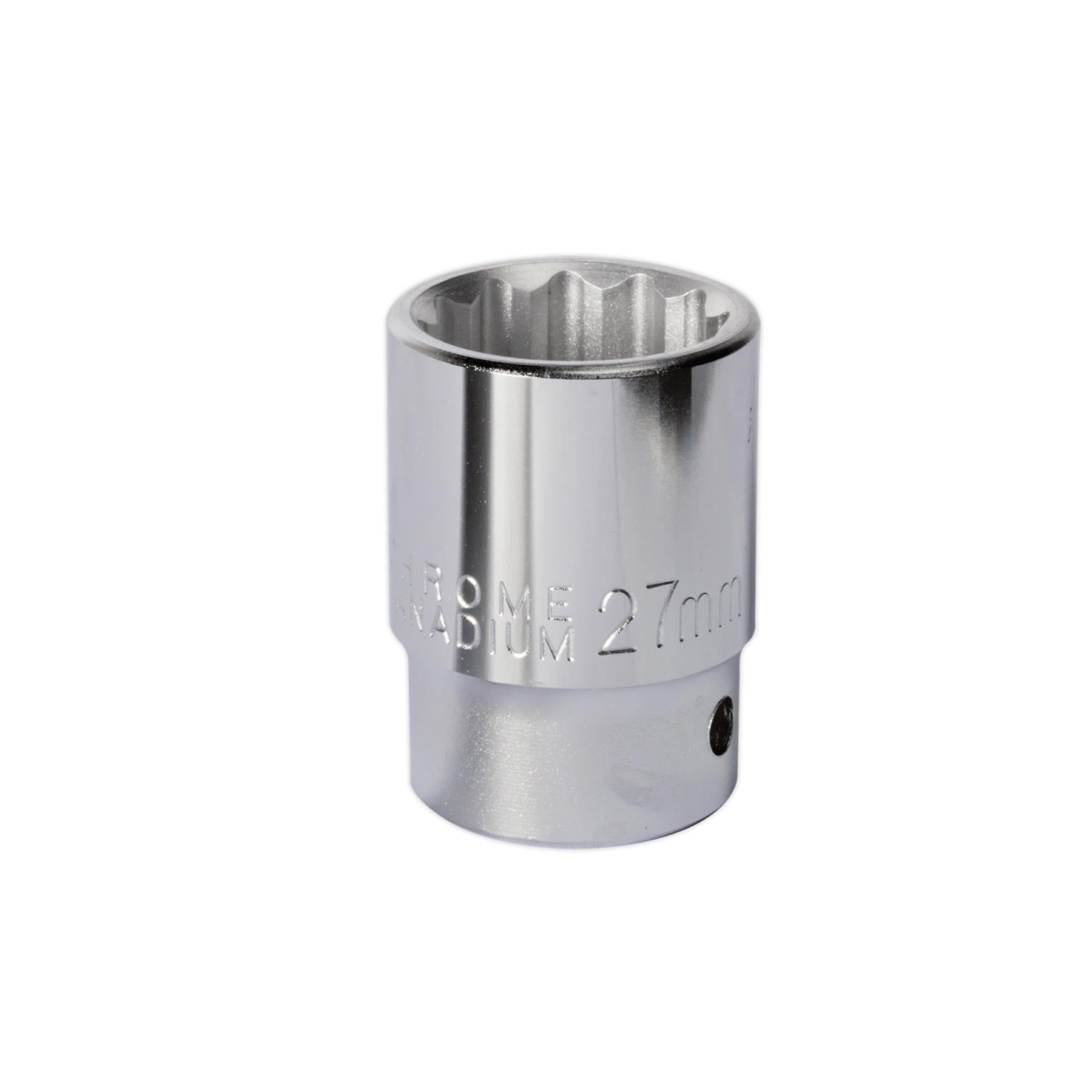 Sealey WallDrive Socket 27mm 3/4"Sq Drive
