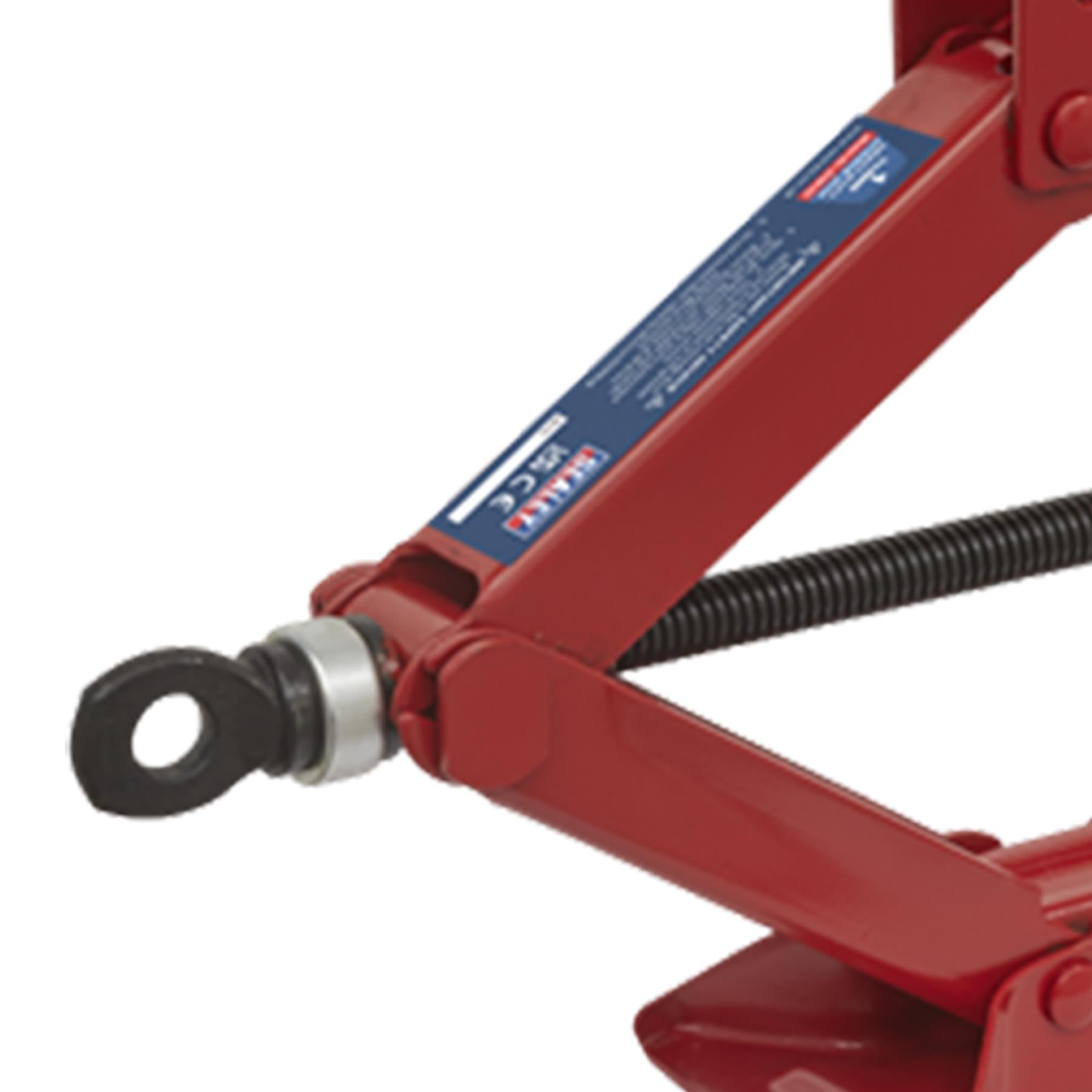 Sealey Heavy Duty Car Lift Scissor Jack 1 Tonne Ton Easy Lifting Tool