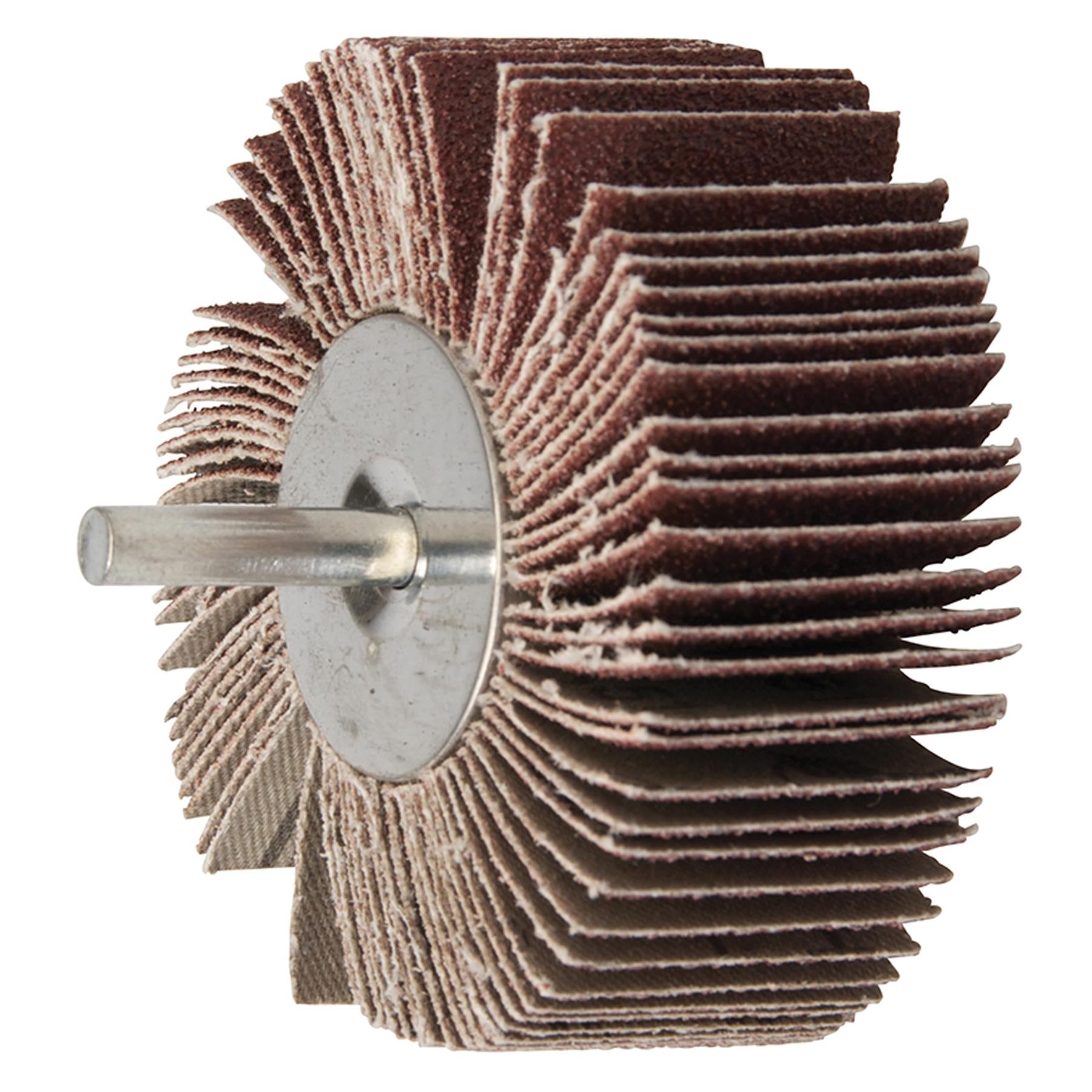 Flap Wheel Power Disc 80mm Sanding Abrasive DIY 40 Grit Brand New Kit