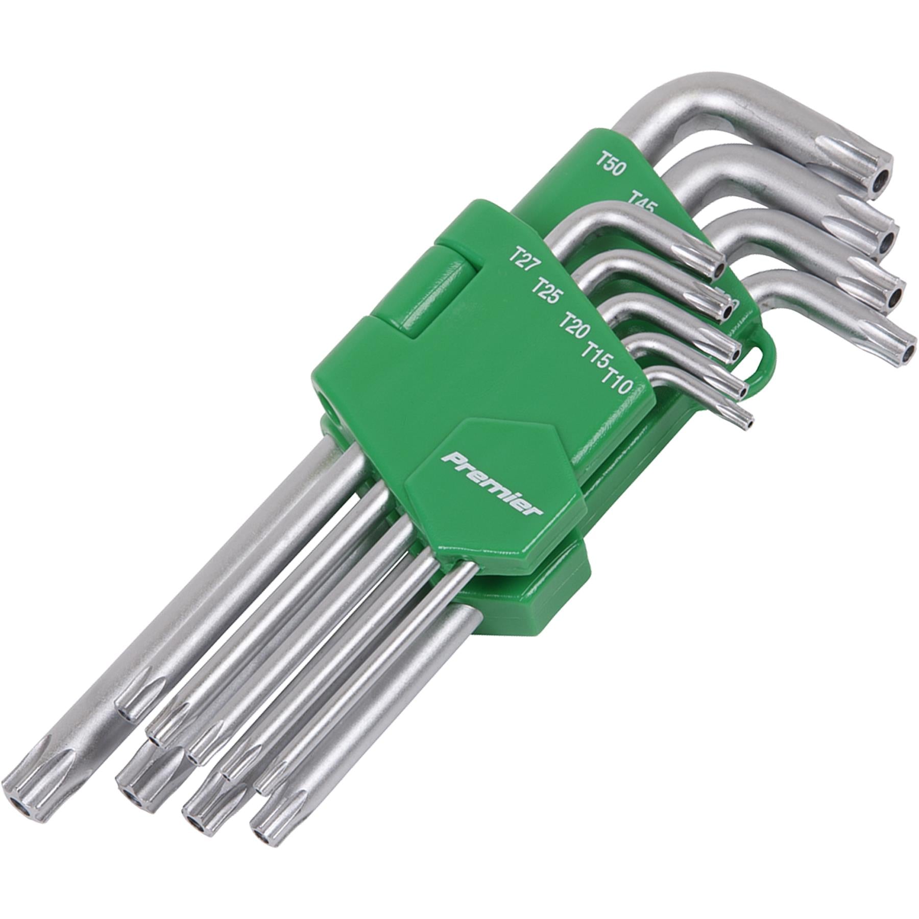 Sealey Security TRX-Star* Key Set 9pc Long