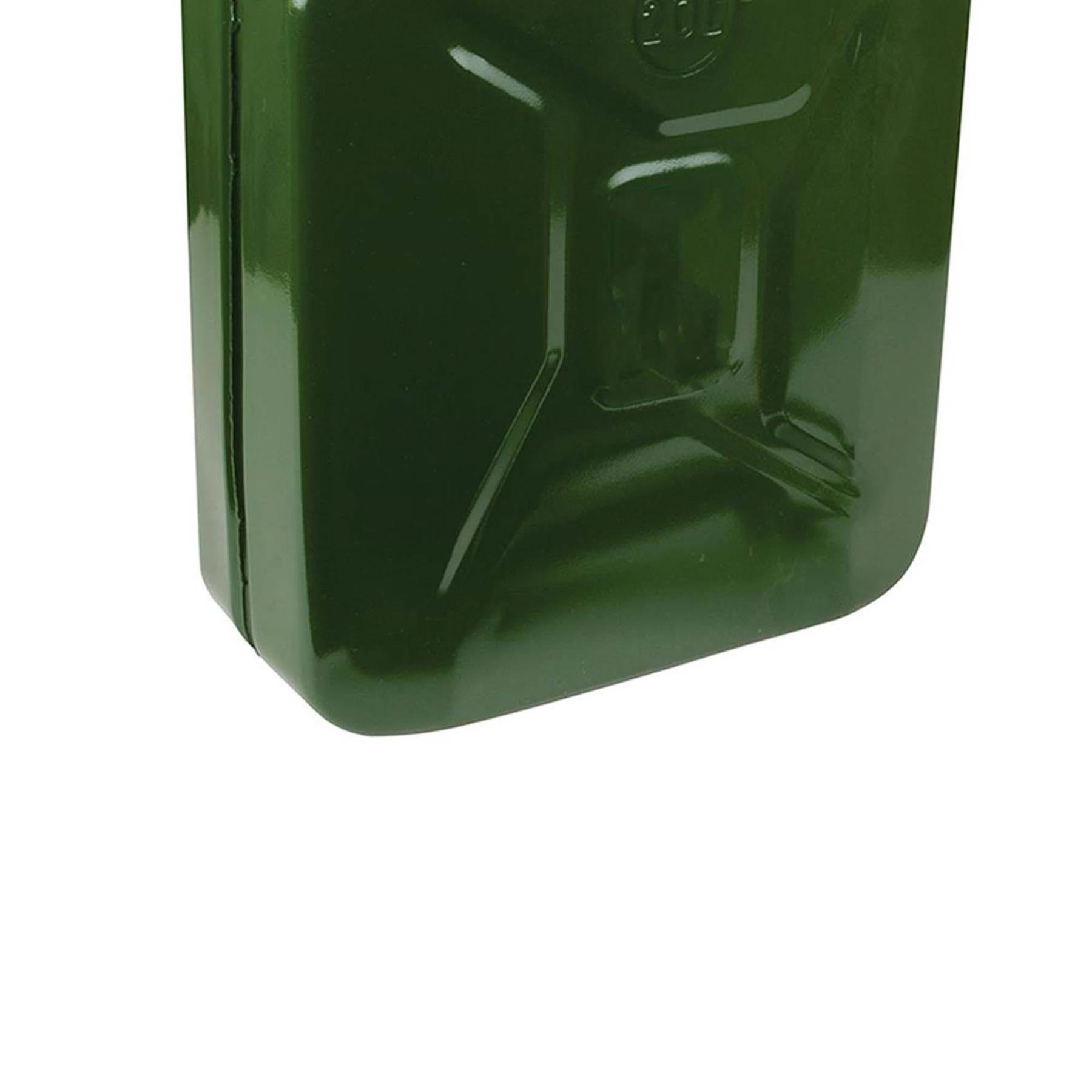 Jerry Can 20Ltr Strong Metal Durable Mechanic Garage Emergency Military Camping